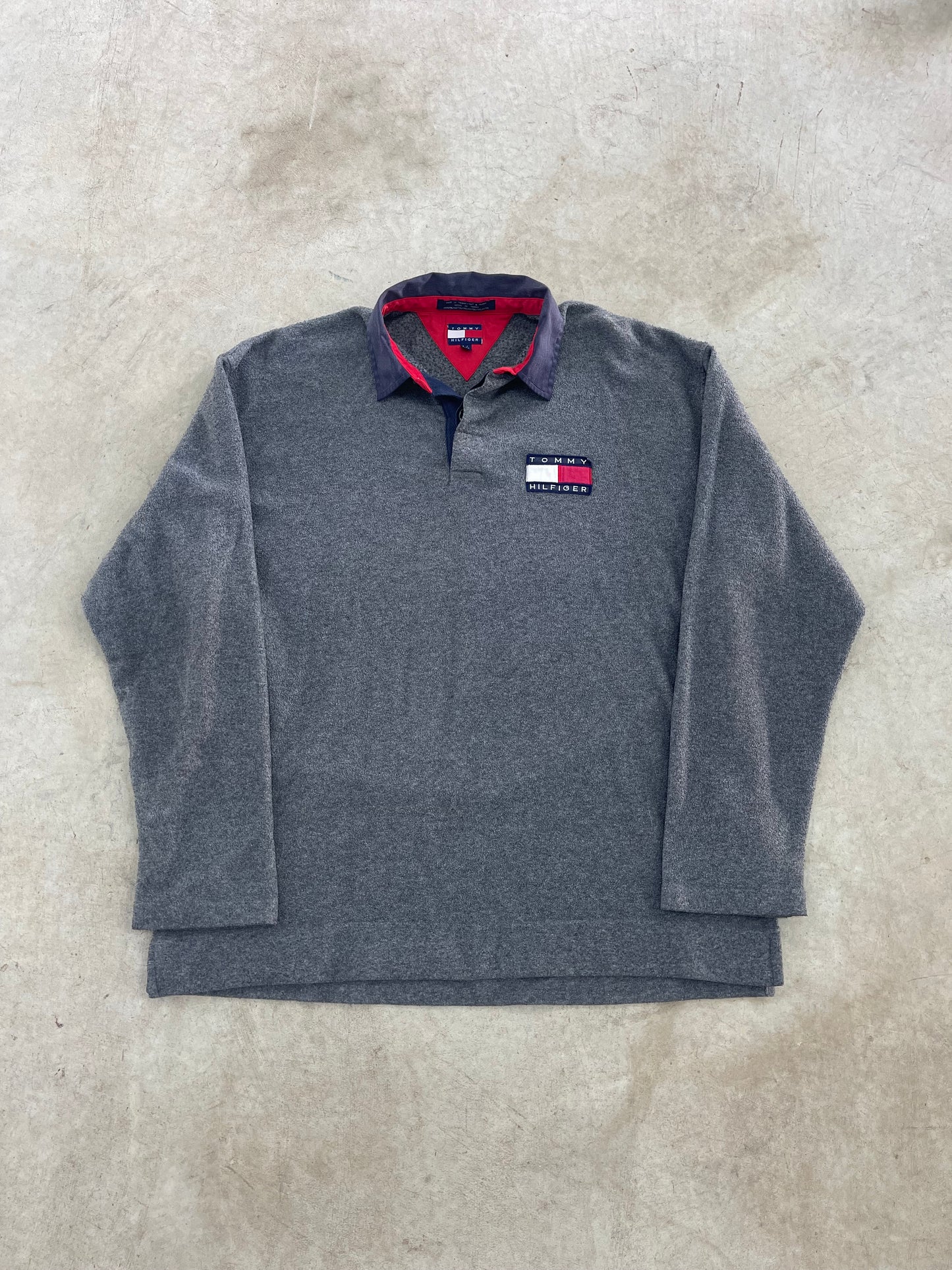 Vintage Tommy Hilfiger Fleece Jumper (XL)