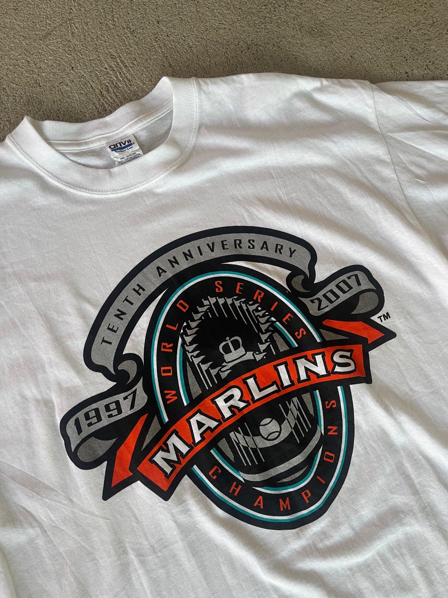 Florida Marlins Anniversary Tee (XL)