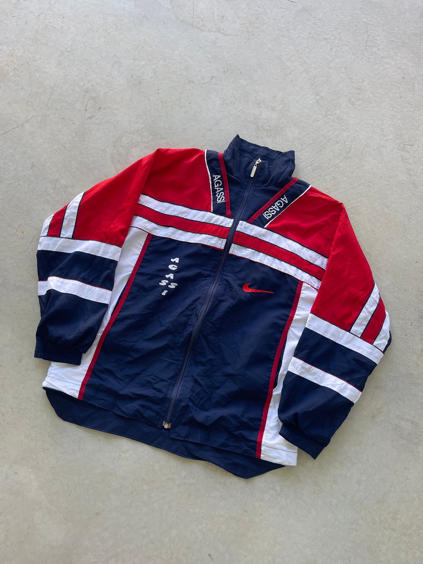 Vintage Bootl3g Nike Andre Agassi Jacket (M)