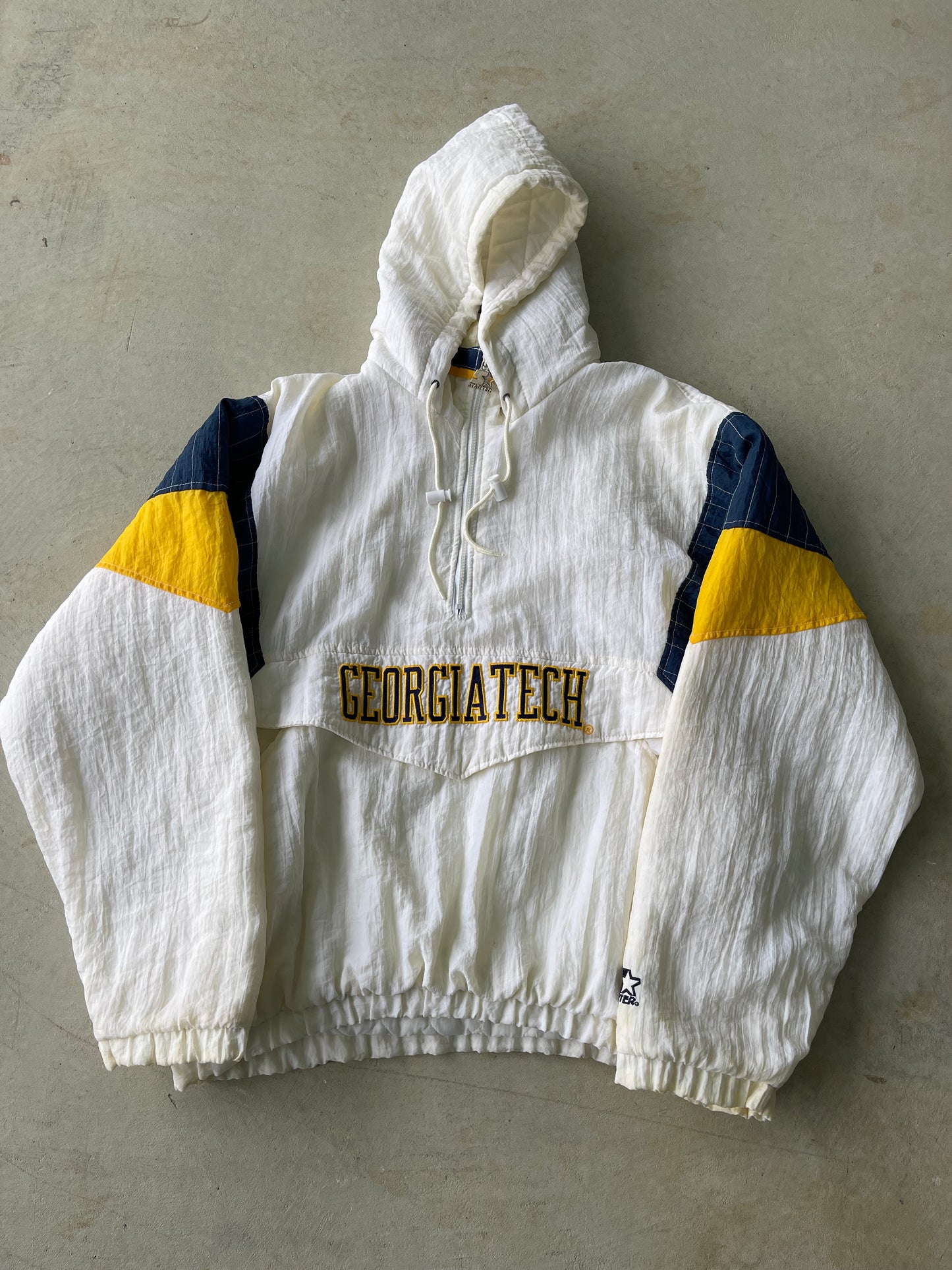 Vintage Starter Georgia Tech Heavyweight Jacket (XL)
