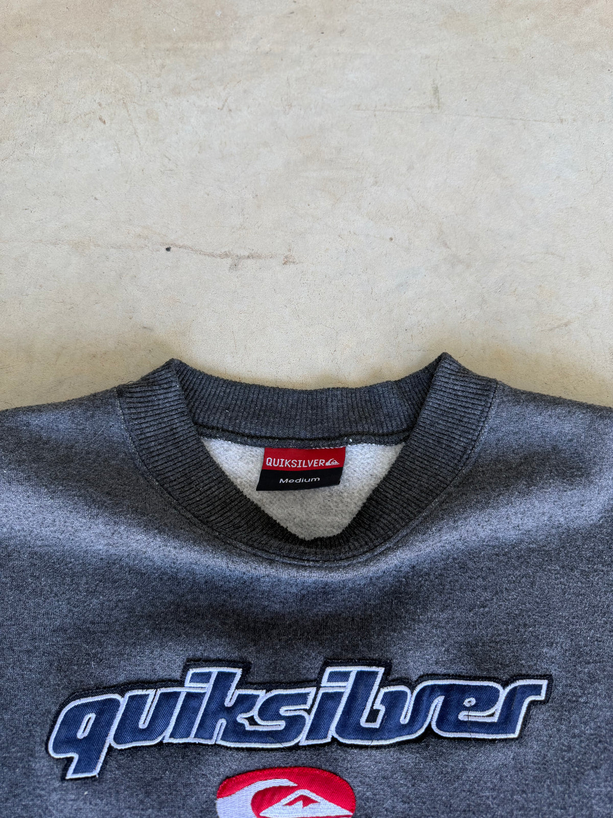 Vintage Quiksilver Embroidered Crewneck (XL)