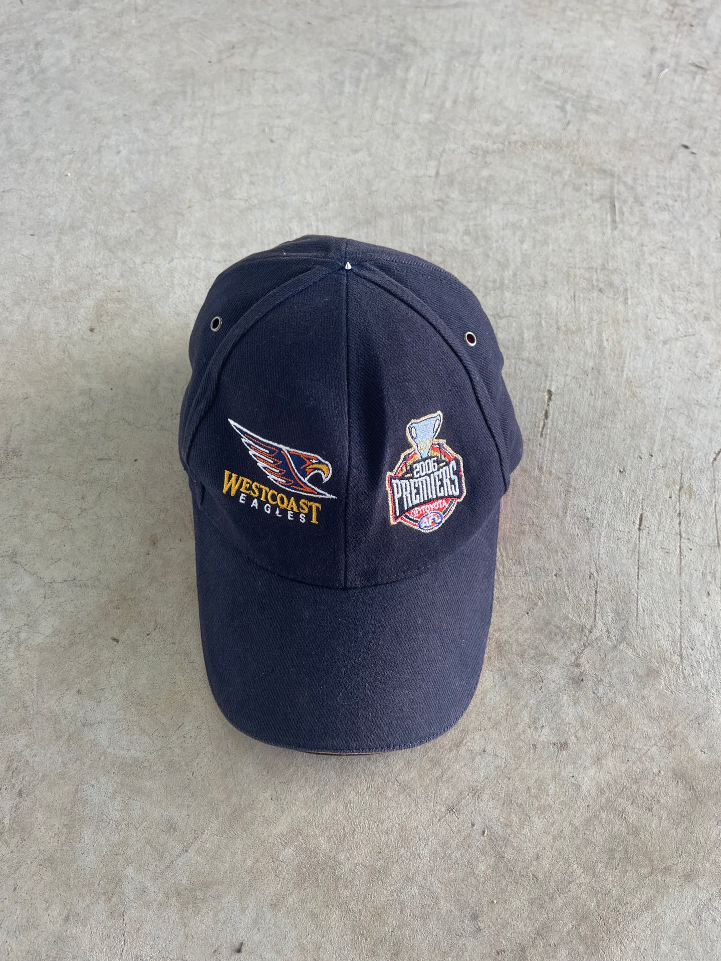 2005 West Coast Eagles Puma Premiership Hat (OSFA)