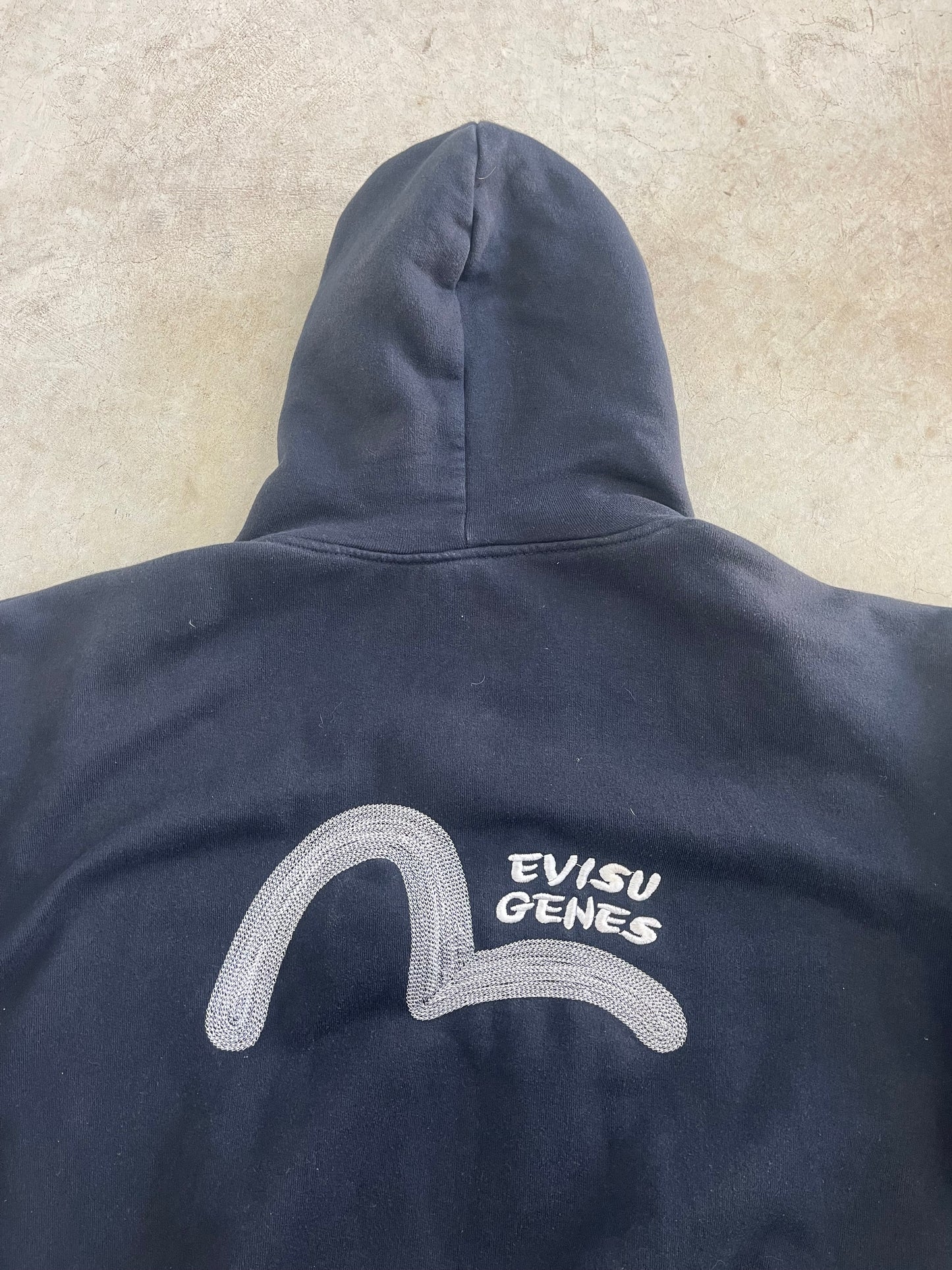 Evisu Jeans Heavyweight Full Zip Hoodie (XL)
