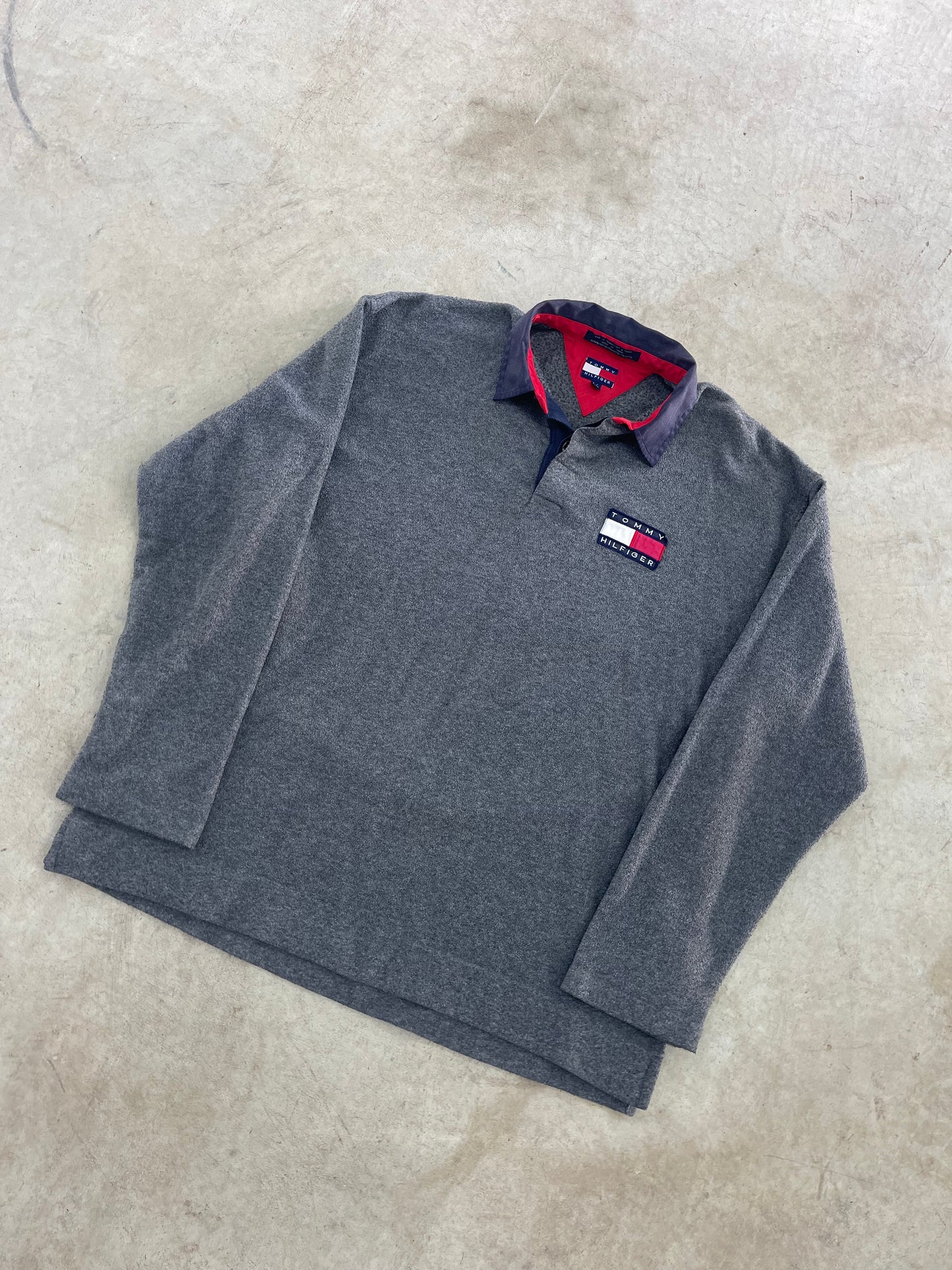 Vintage Tommy Hilfiger Fleece Jumper (XL)