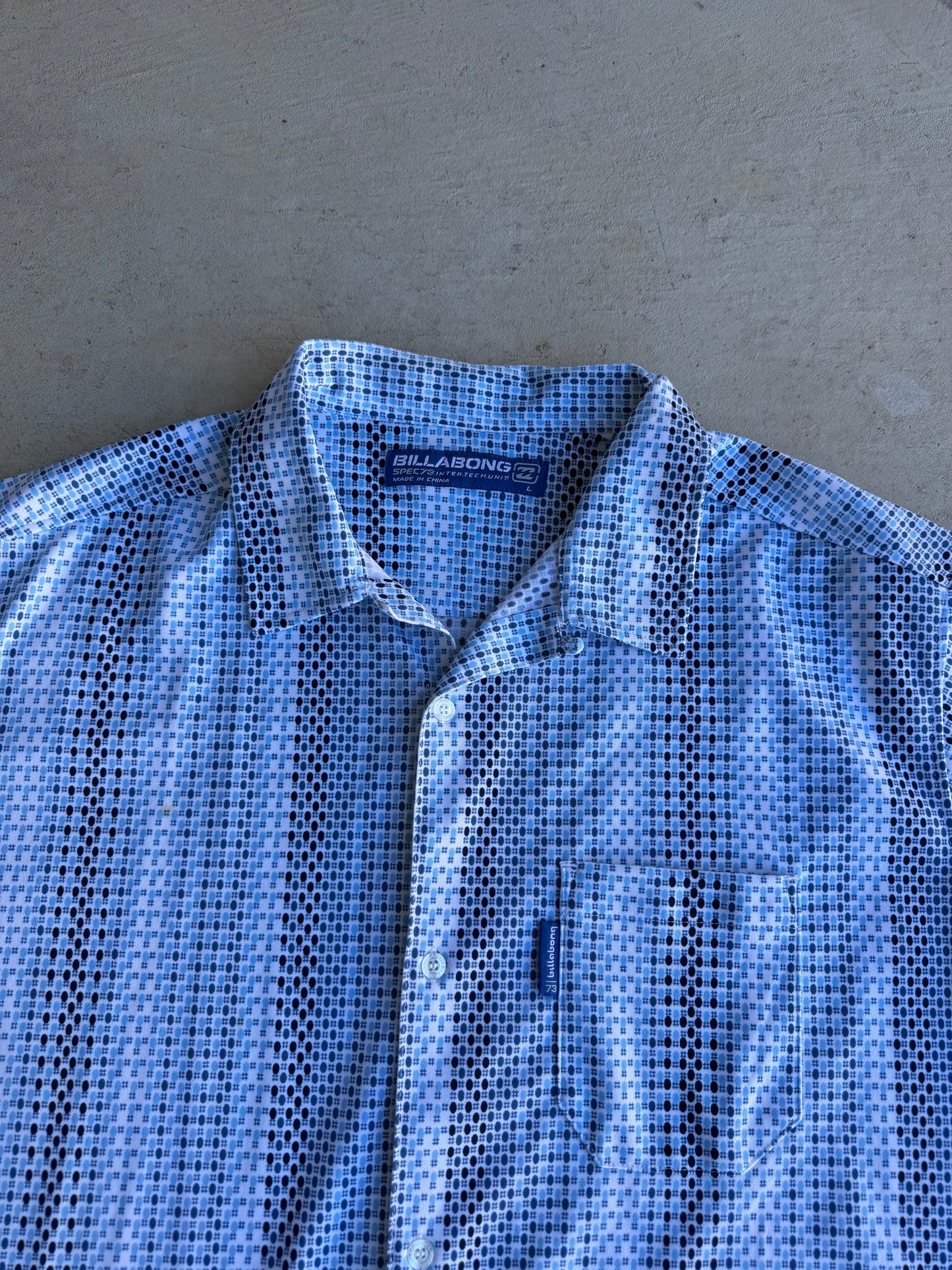 Vintage Billabong Short Sleeve Button Up Shirt (XL)