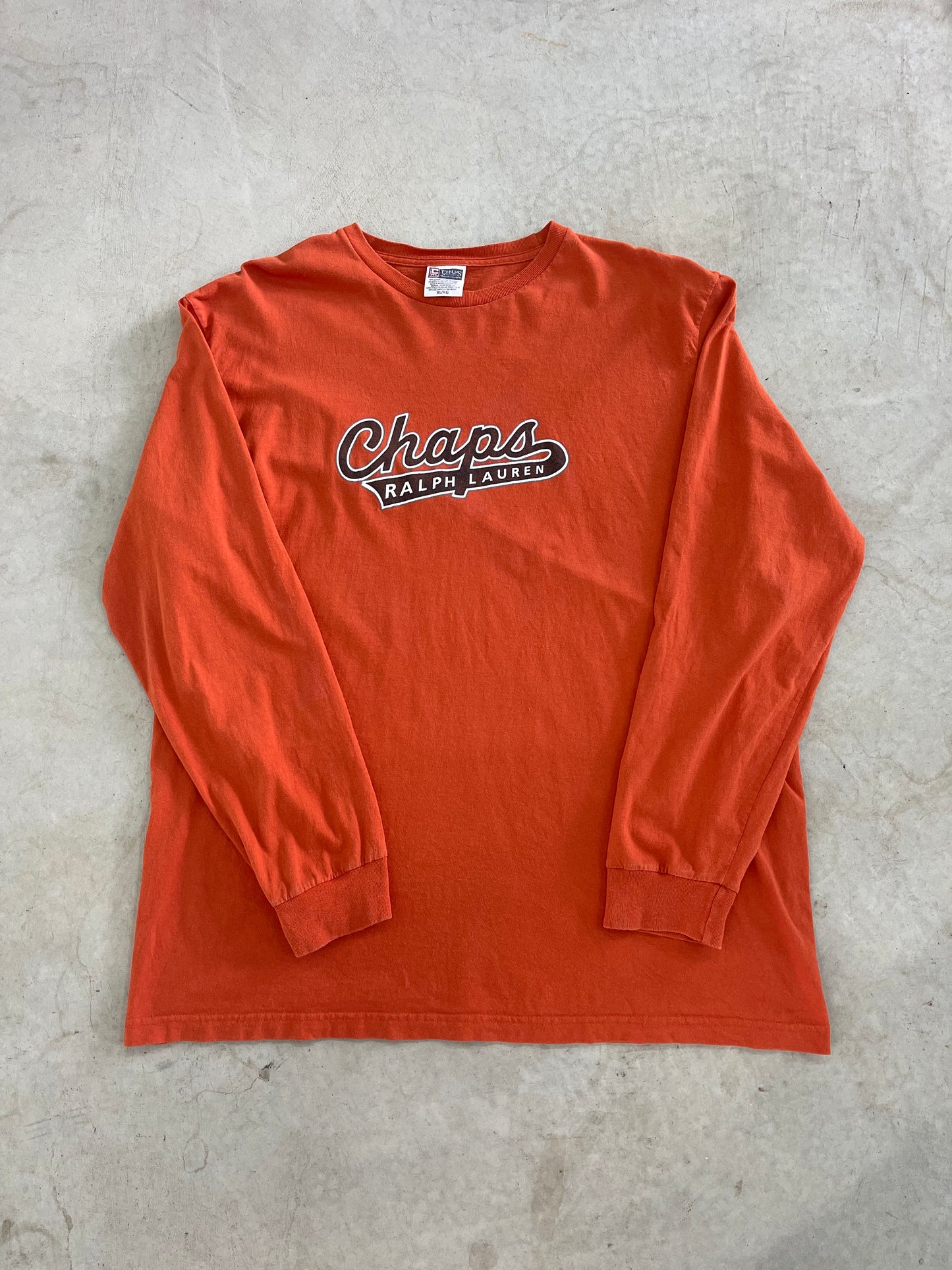 Vintage Chaps Ralph Lauren Long Sleeve Tee (XXL)