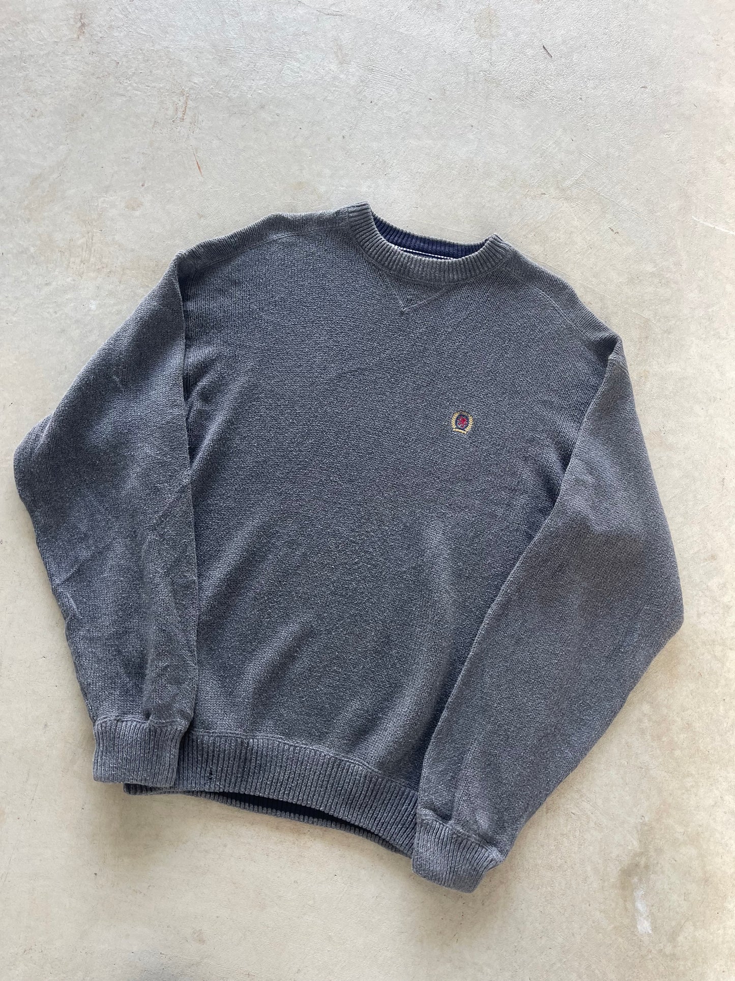 Vintage Tommy Hilfiger Knitted Crewneck (XL)