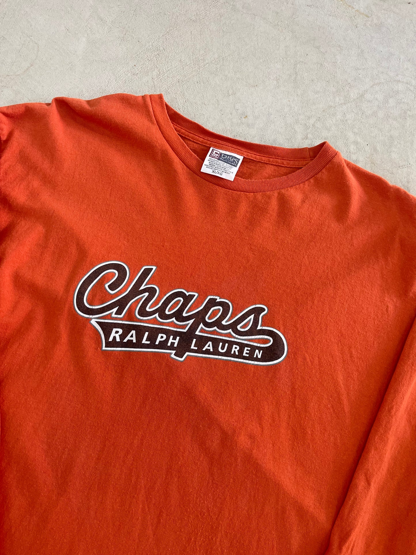 Vintage Chaps Ralph Lauren Long Sleeve Tee (XXL)