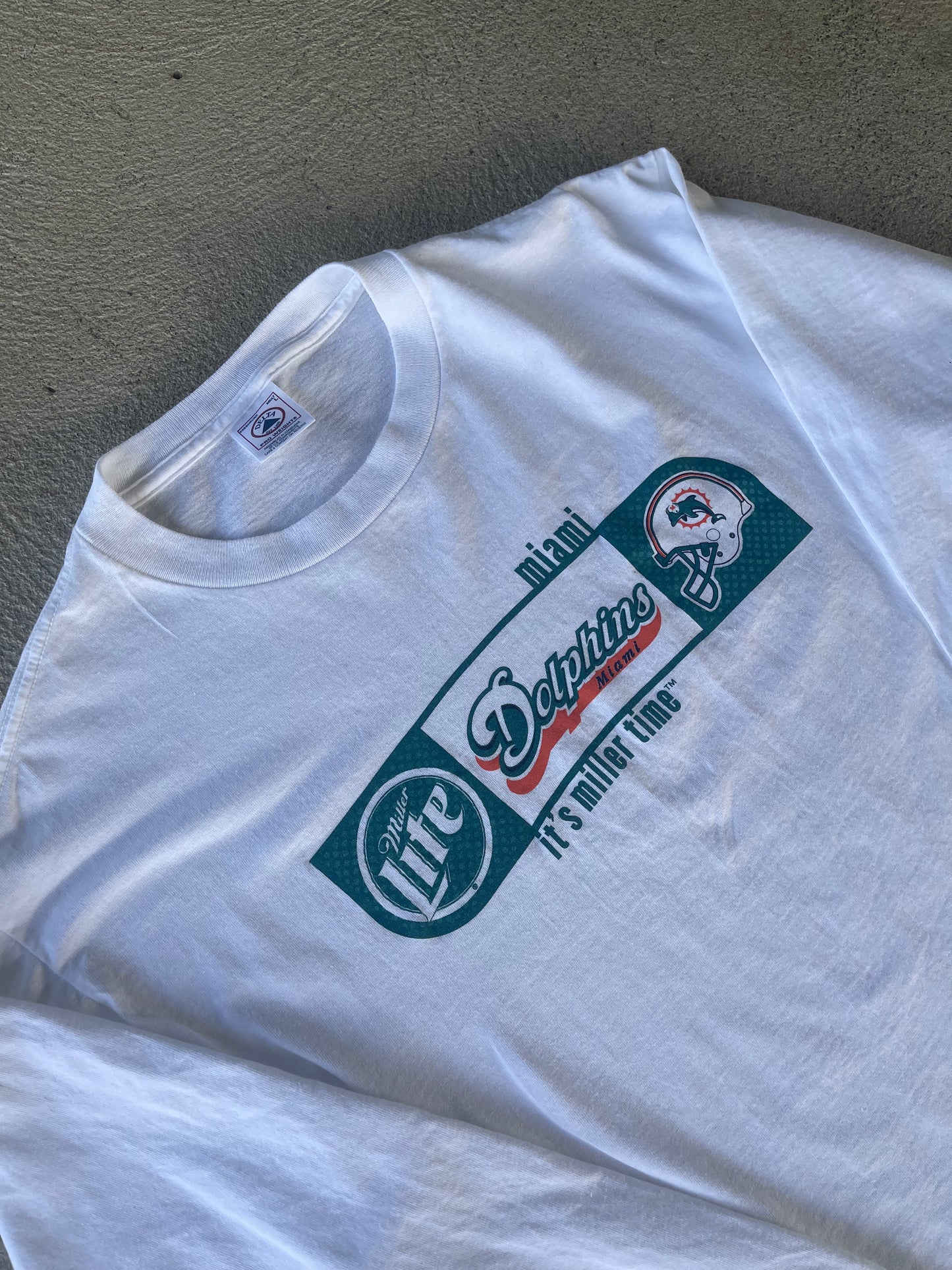 Vintage Miami Dolphins Long Sleeve Tee (L)