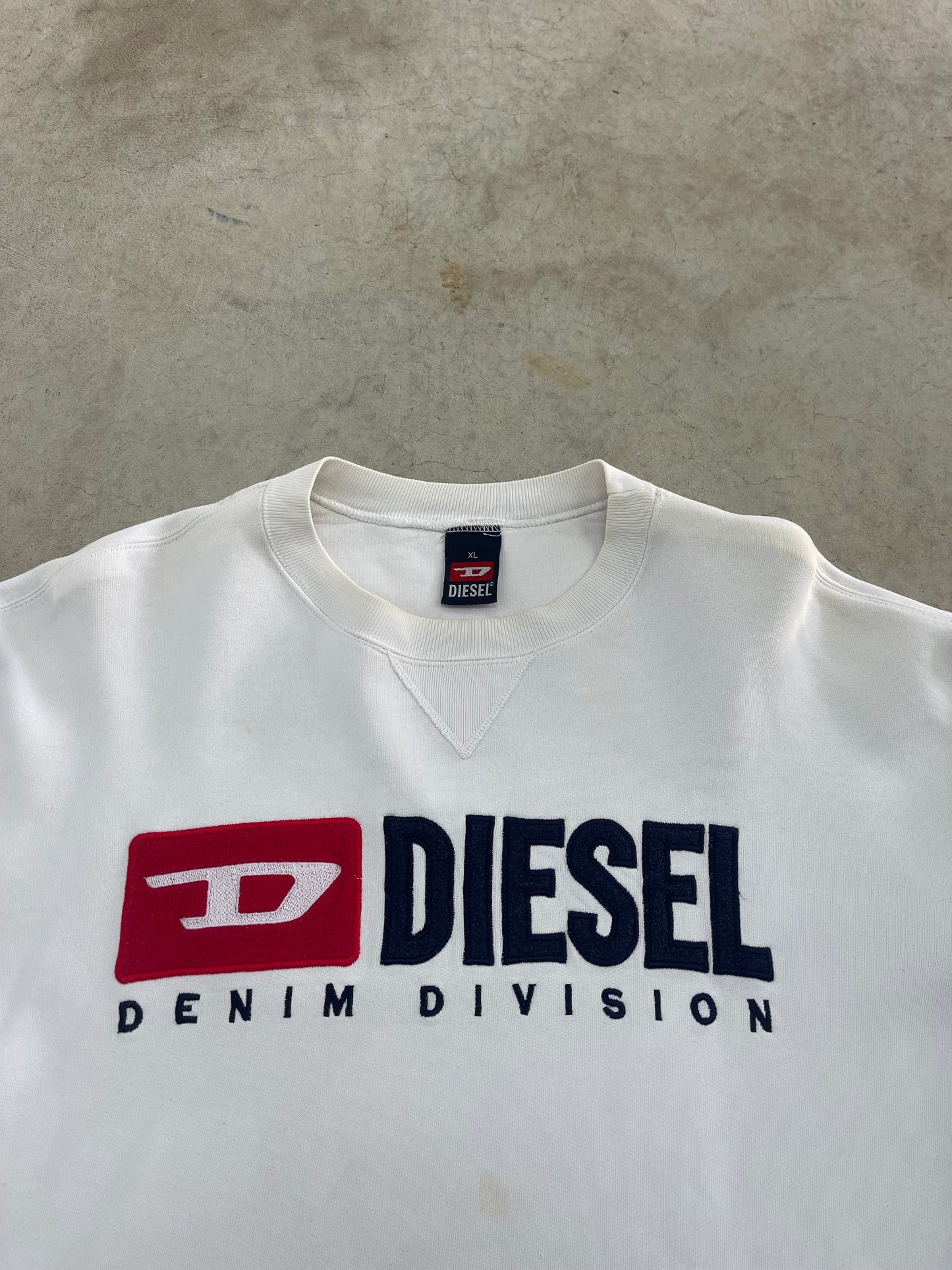 Vintage Diesel Embroidered Spellout Sweater (XL)