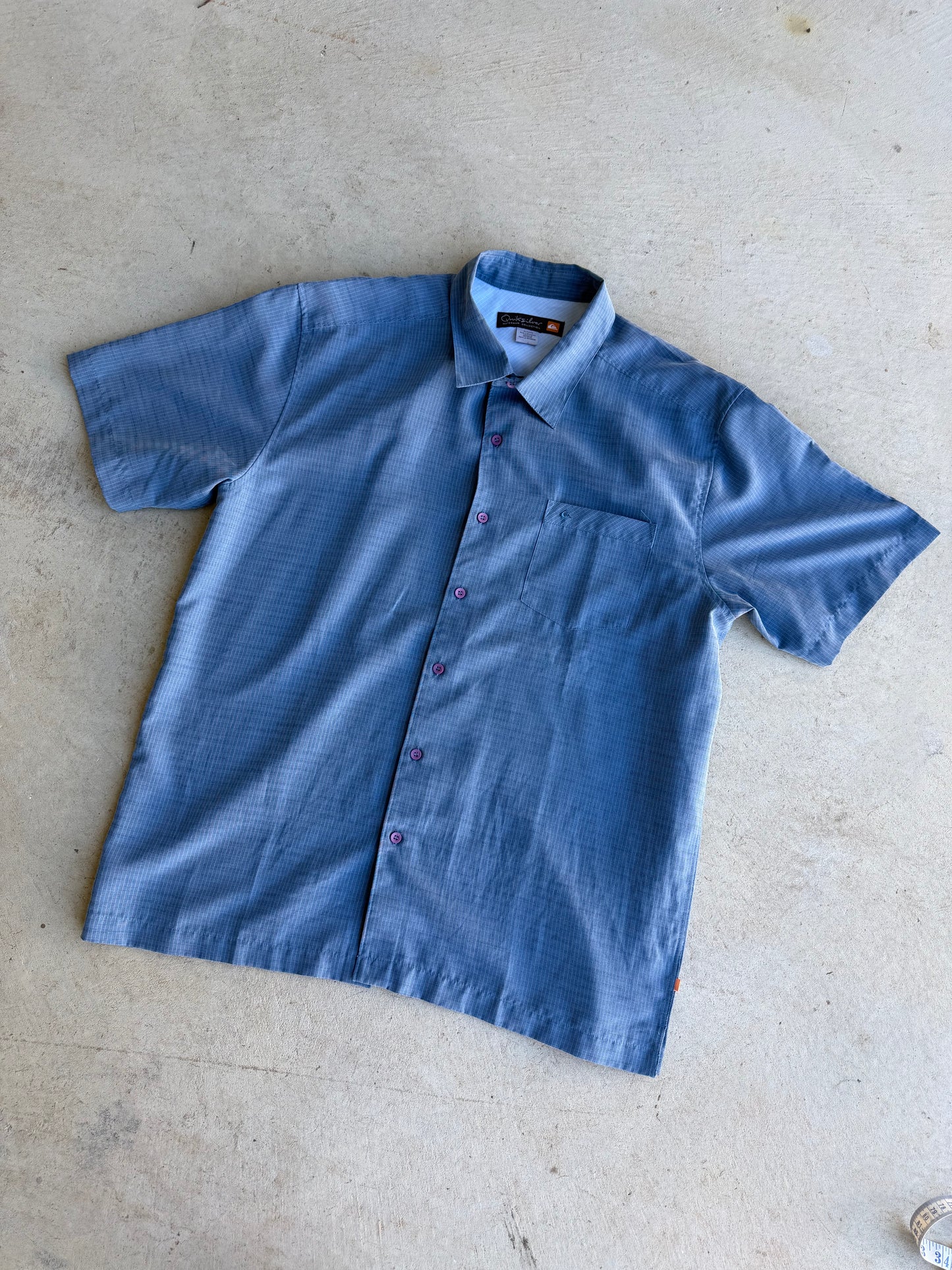 Vintage Quiksilver Short Sleeve Button Up Shirt (XL)