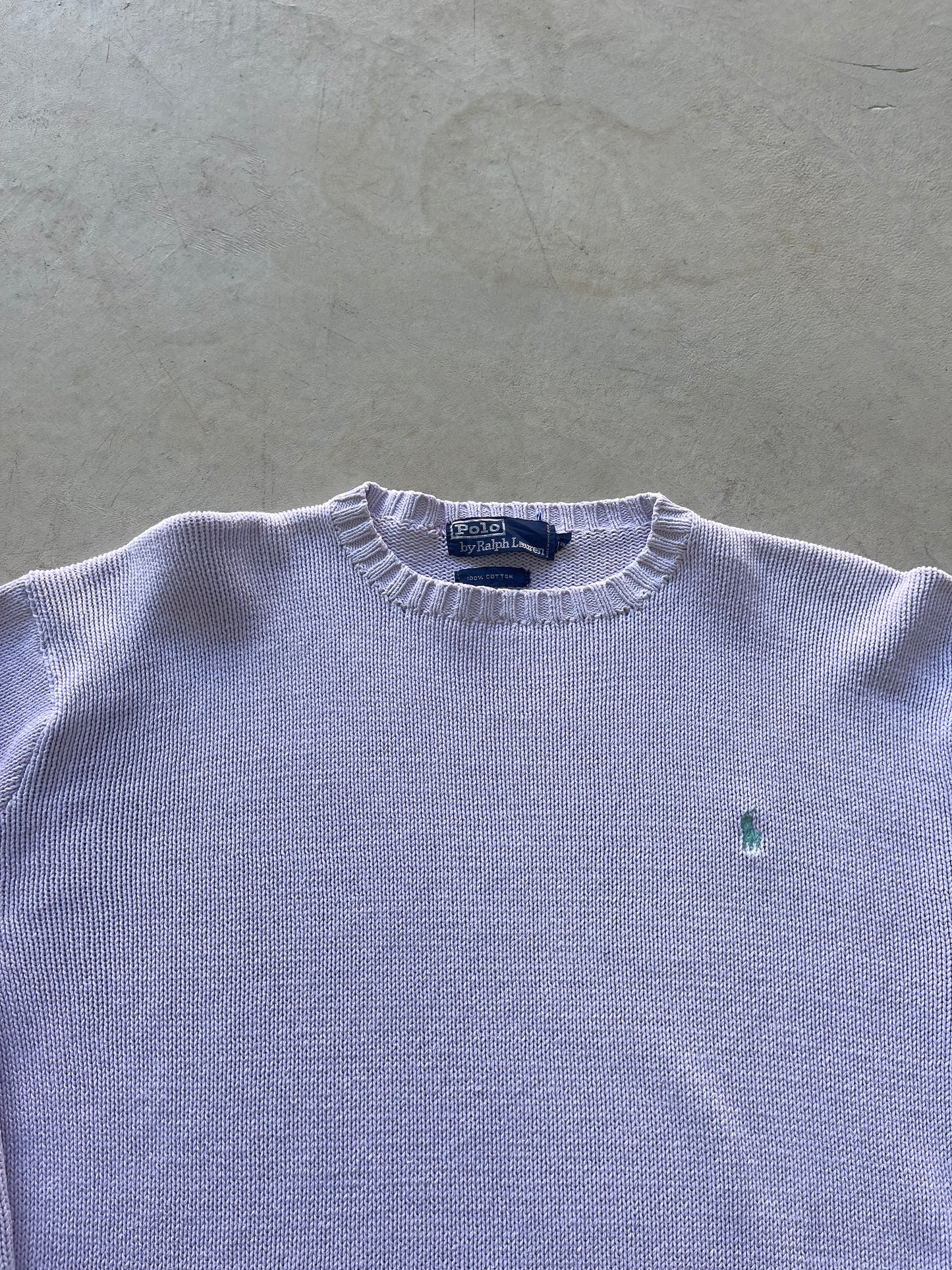 Vintage Polo Ralph Lauren Knitted Crewneck (M)