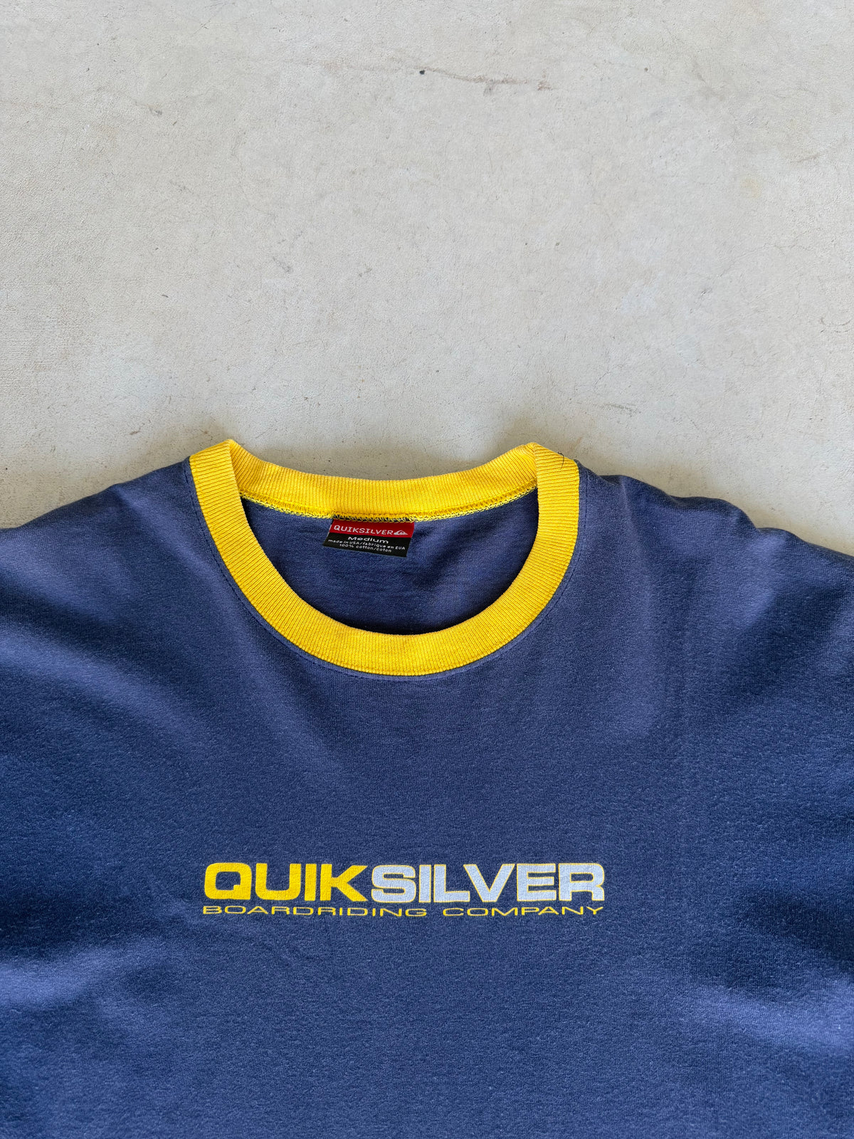 Vintage Quiksilver Ringer Tee (L)