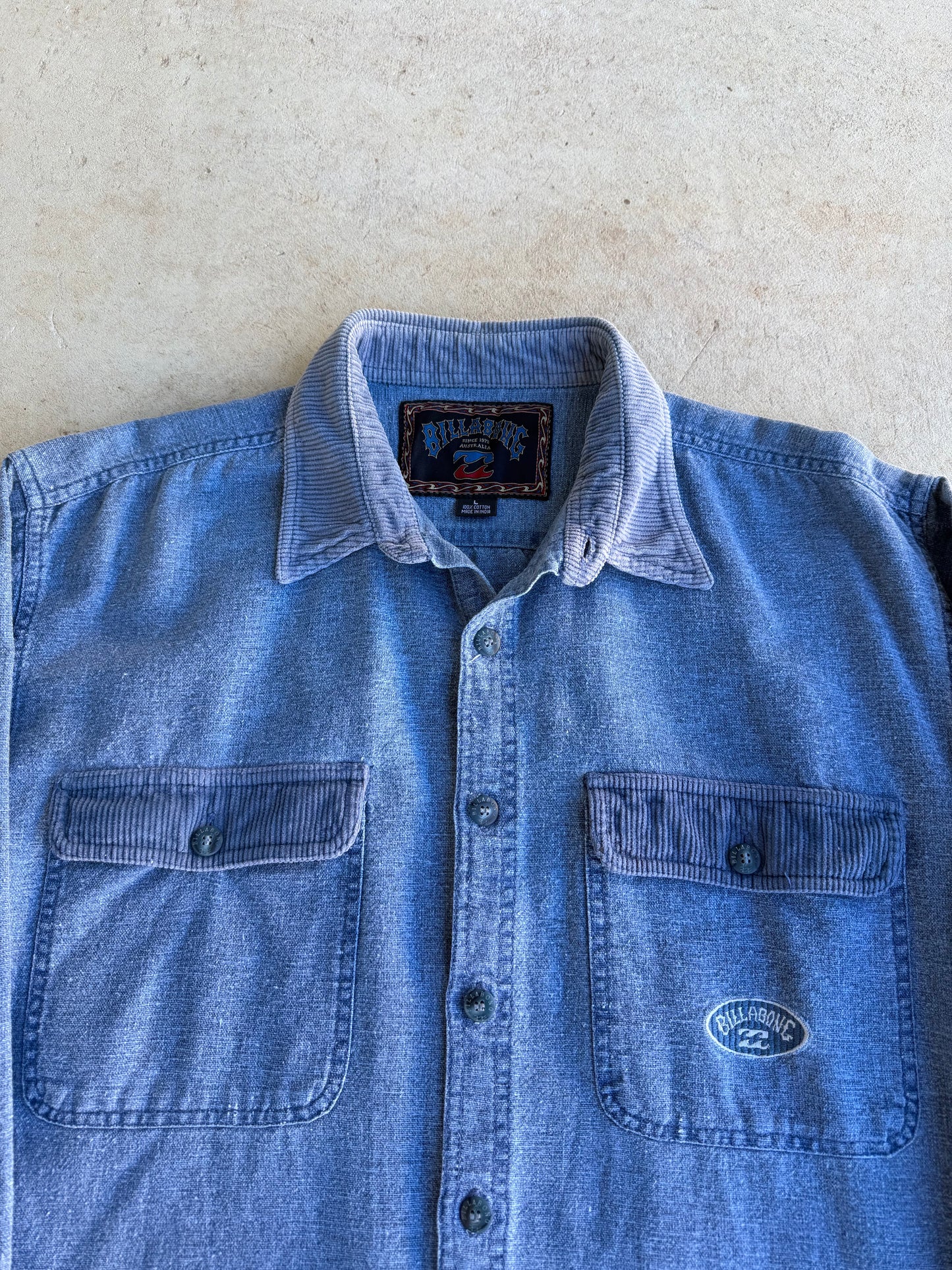 Vintage Billabong Thick Button Up Shirt (XL)