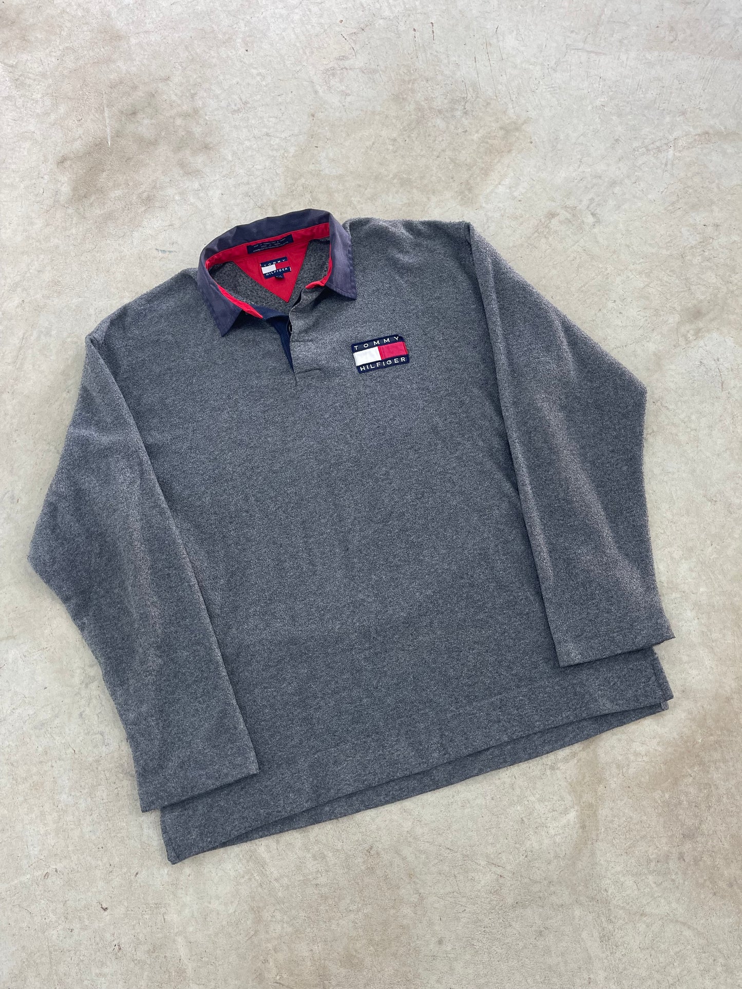 Vintage Tommy Hilfiger Fleece Jumper (XL)