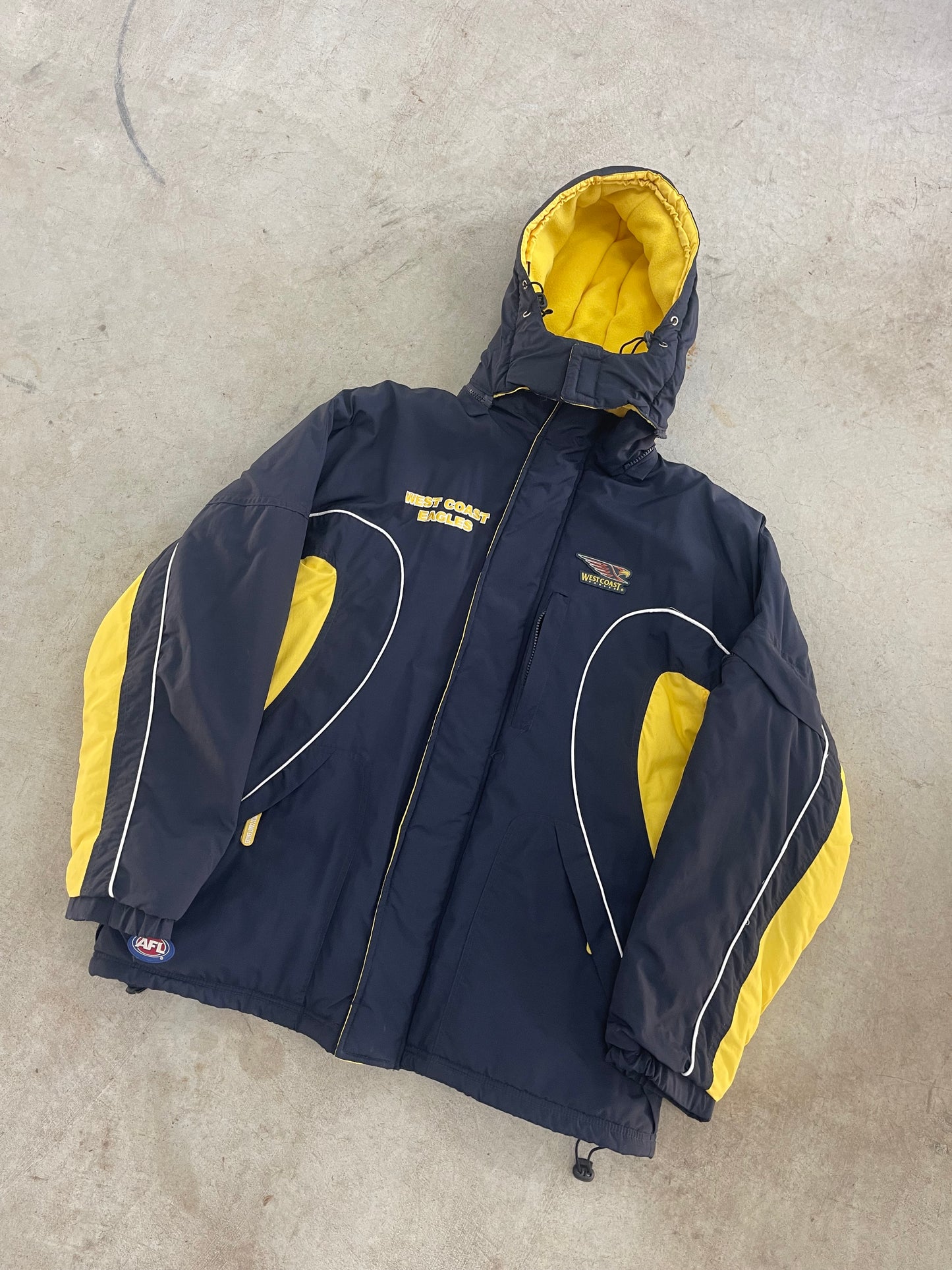 Y2K Heavyweight West Coast Eagles AFL Jacket (XL)