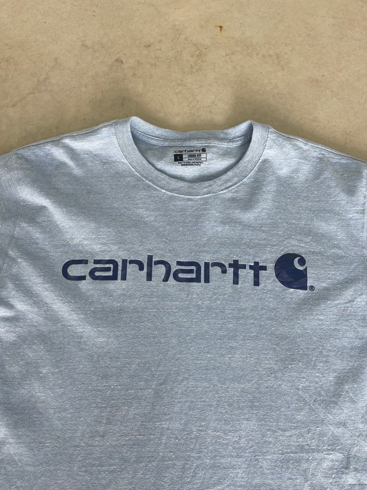 Vintage Carhartt Spellout Tee (XXL)