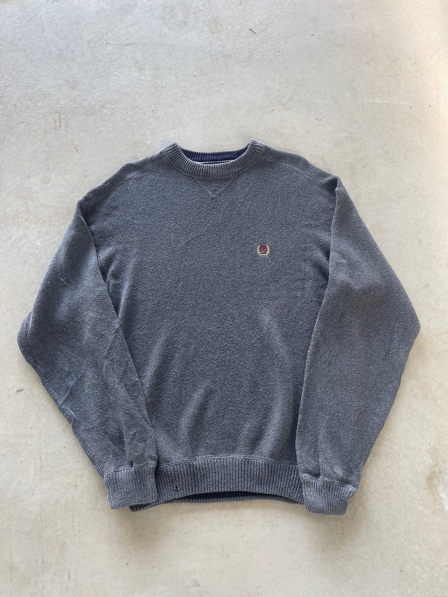 Vintage Tommy Hilfiger Knitted Crewneck (XL)