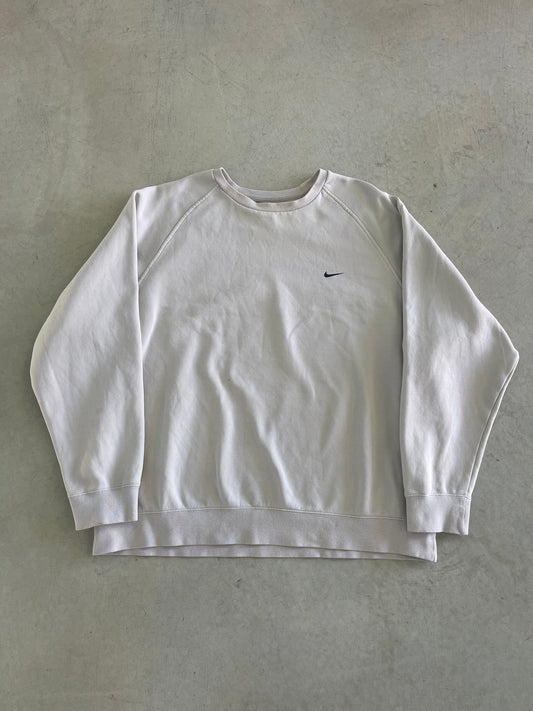 Vintage Nike Minimalist Embroidered Crewneck (XL)