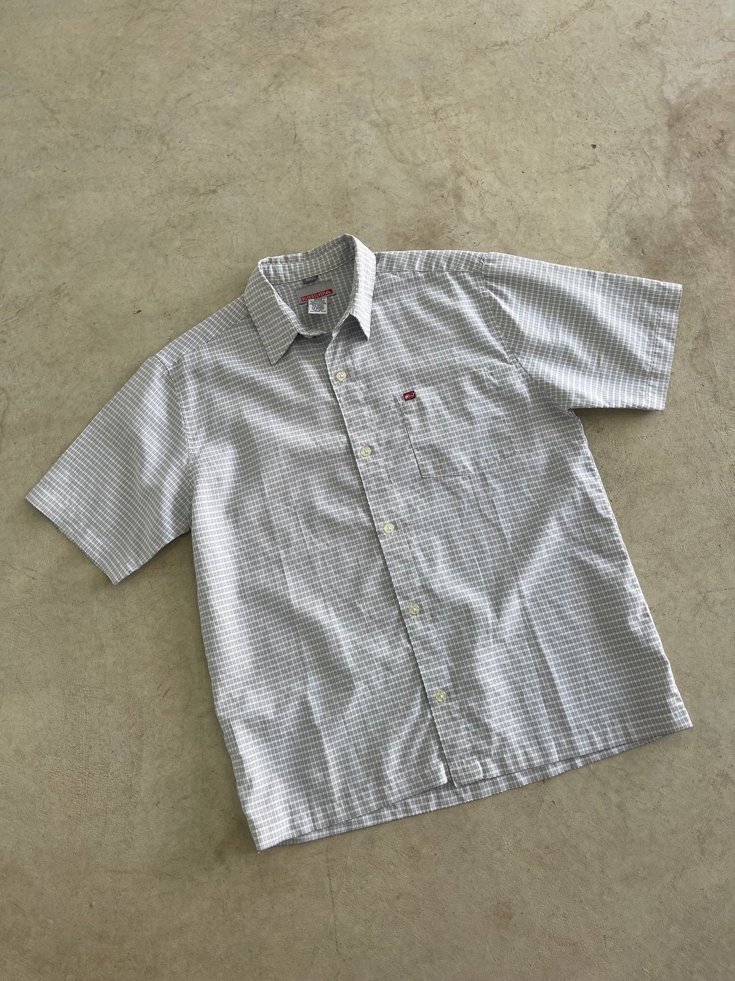 Vintage Quiksilver Short Sleeve Button Up Shirt (S)
