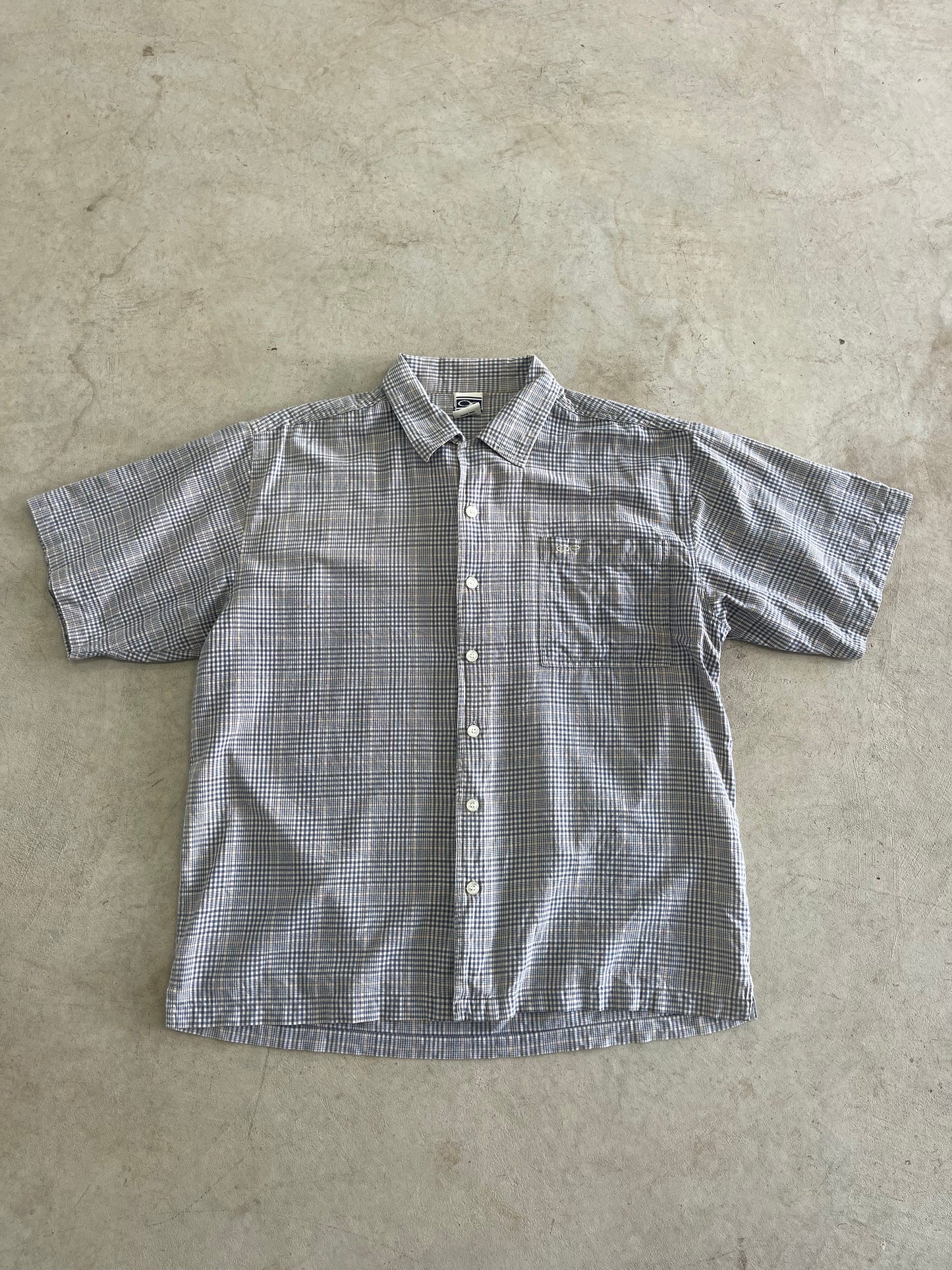 Vintage Ocean Pacific Short Sleeve Button Up Shirt (M)