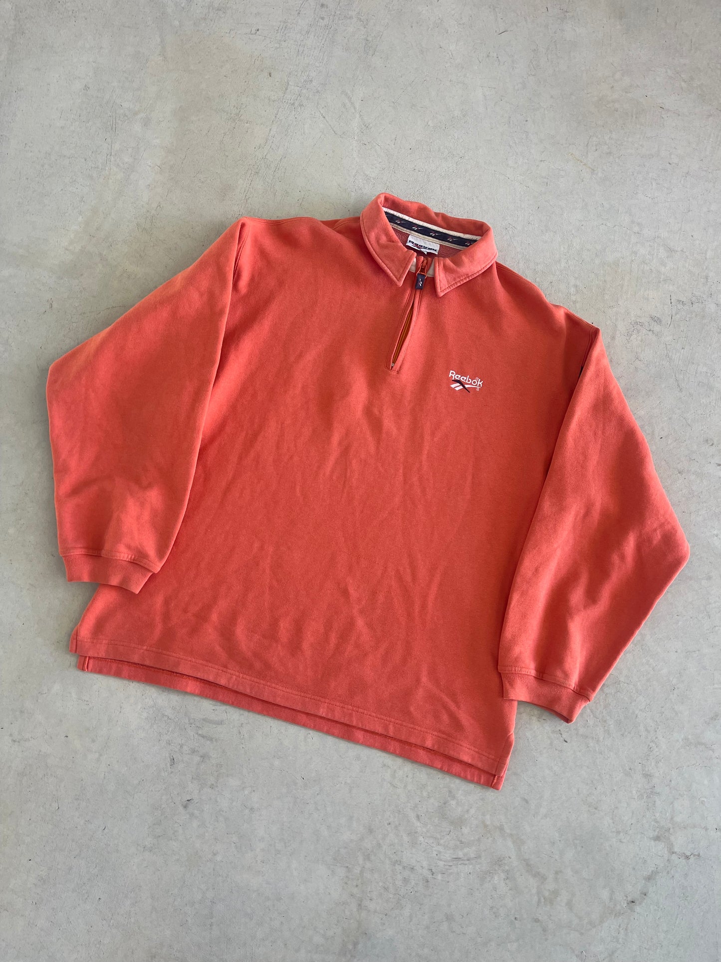 Vintage Reebok Qtr Zip Jumper (L)