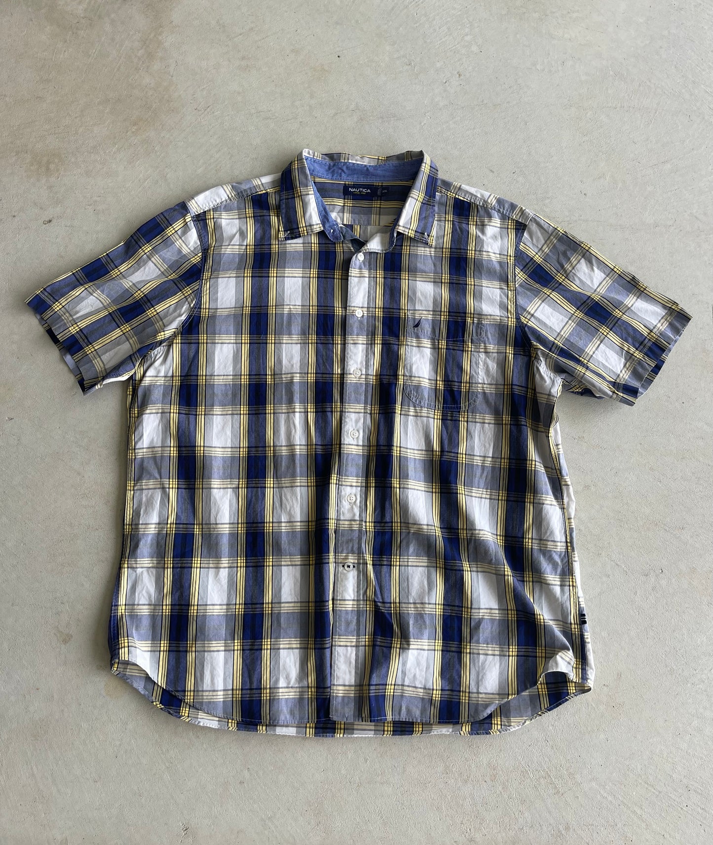 Vintage Nautica Button Up (XXL)