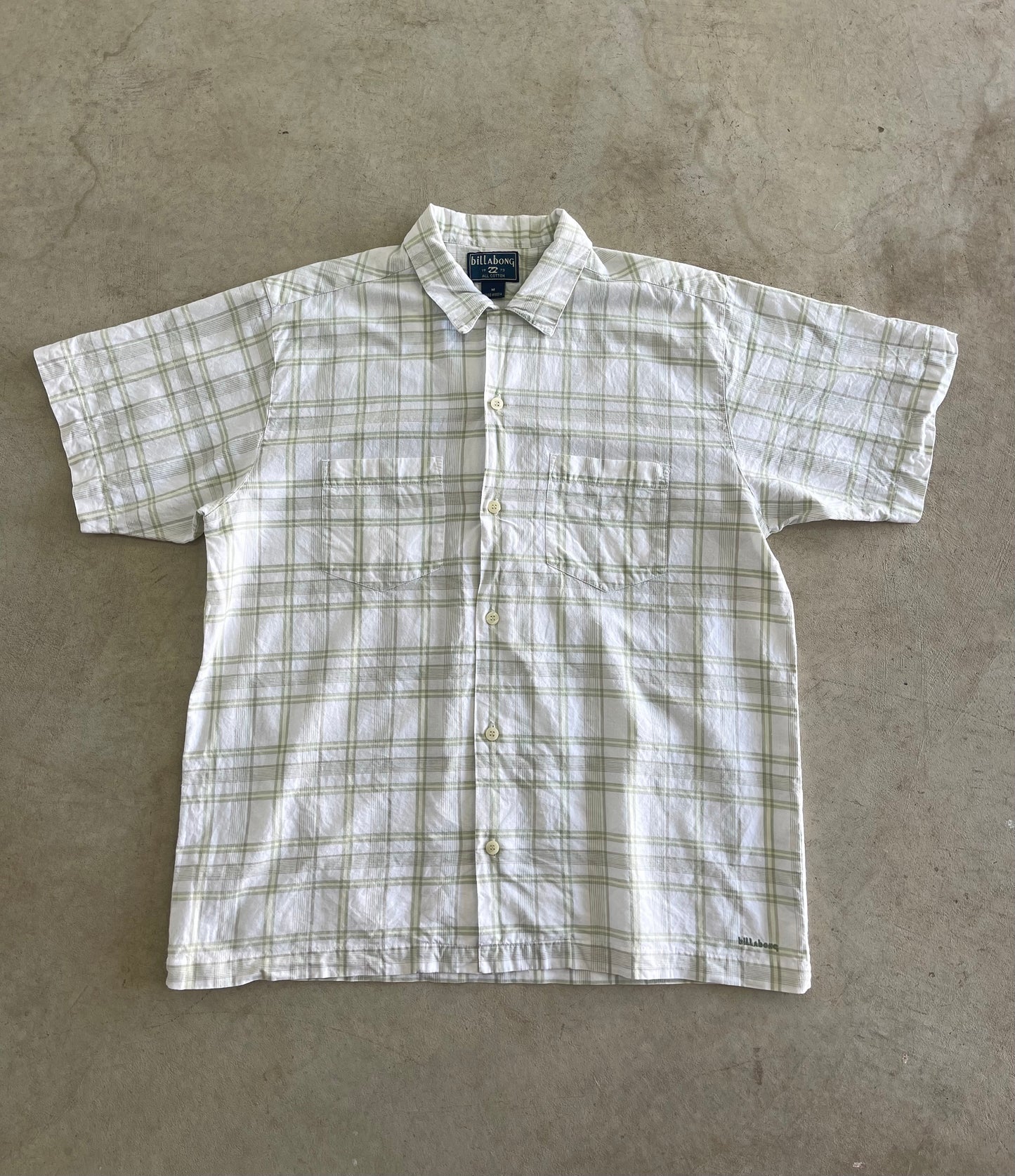 Vintage Billabong Short Sleeve Button Up Shirt (XL)