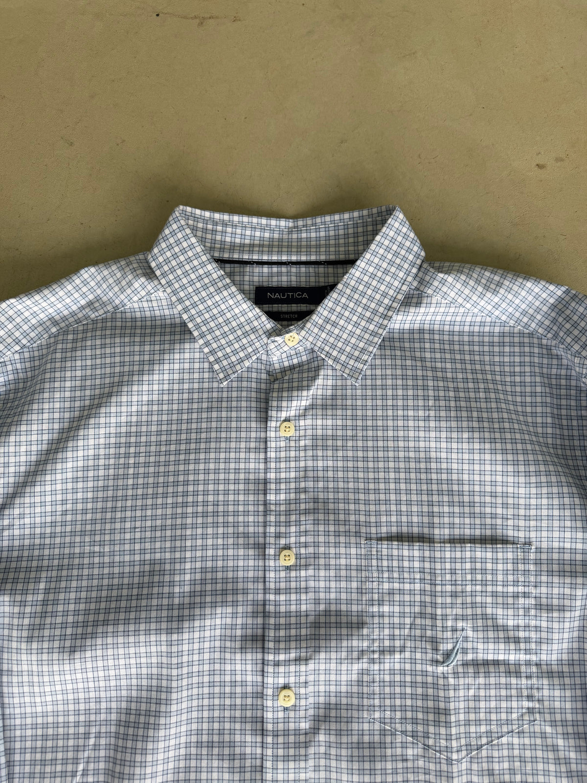 Nautica Long Sleeve Button Up Shirt (XL)