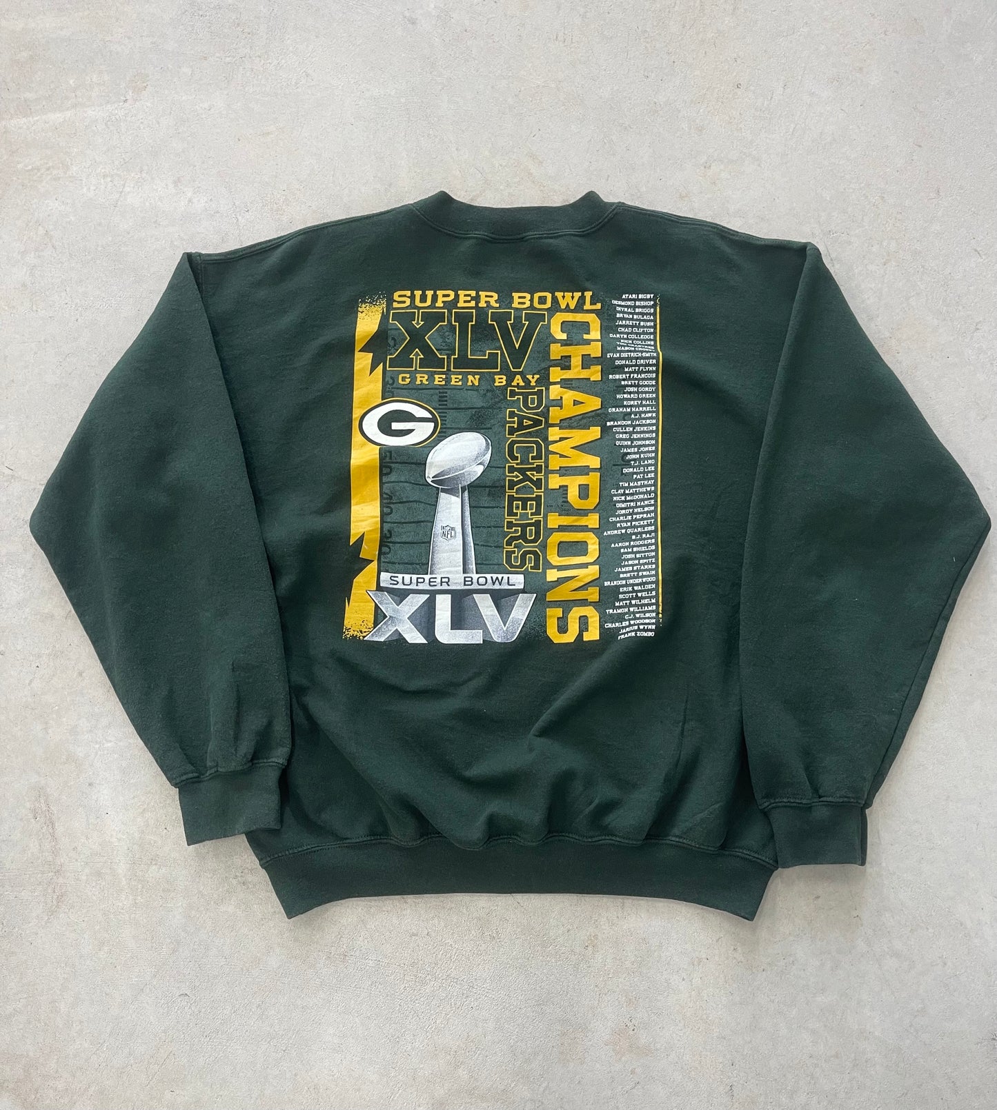 Vintage Green Back Packers Crewneck (M)