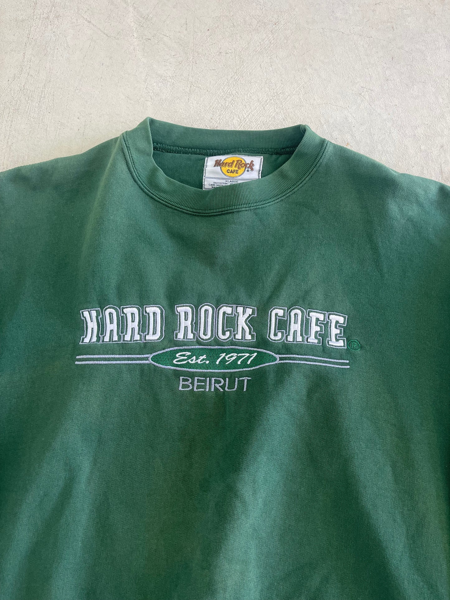 Vintage Hard Rock Cafe Embroidered Crewneck (S)