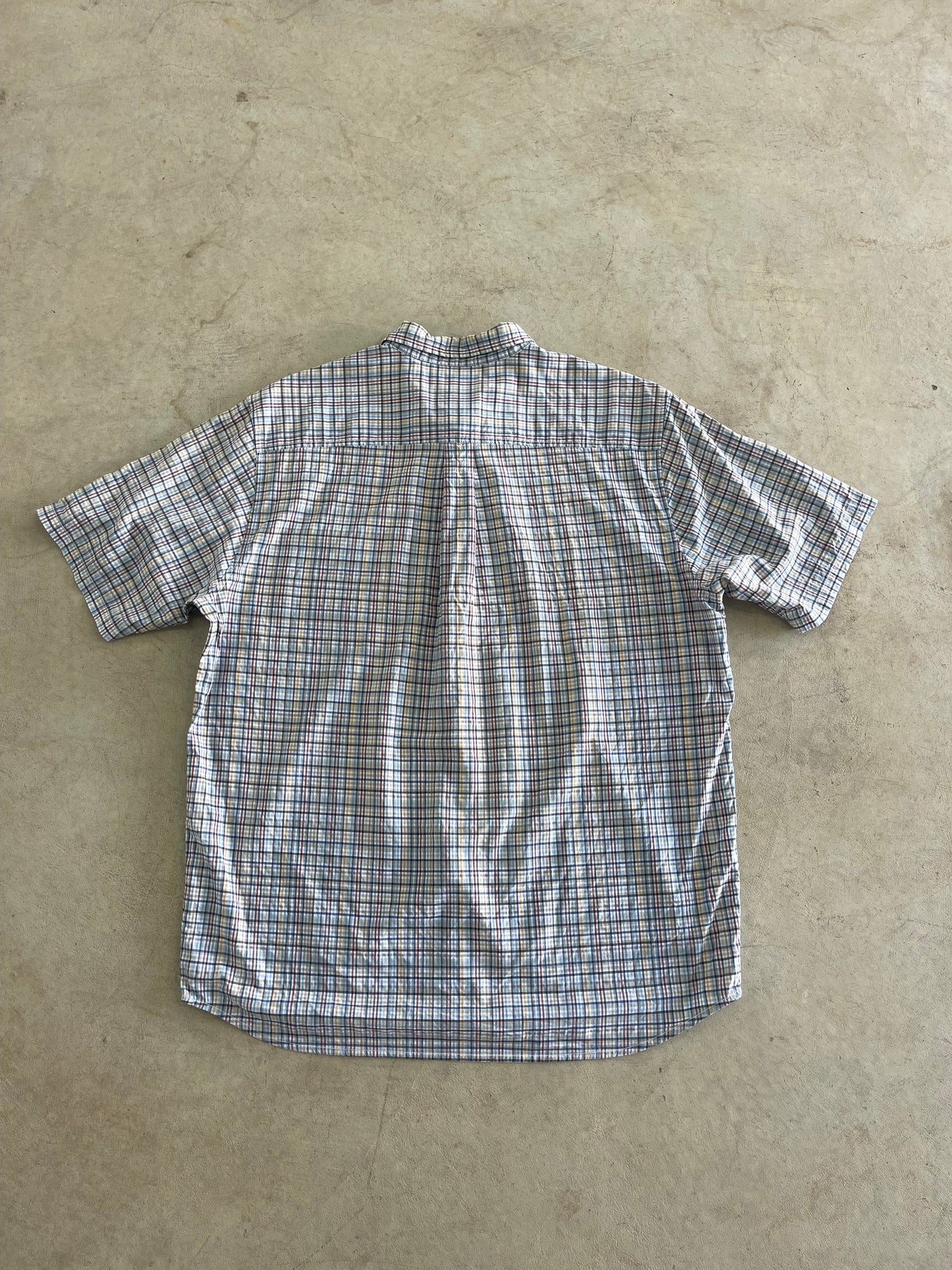 Vintage Quiksilver Short Sleeve Button Up Shirt (XL)