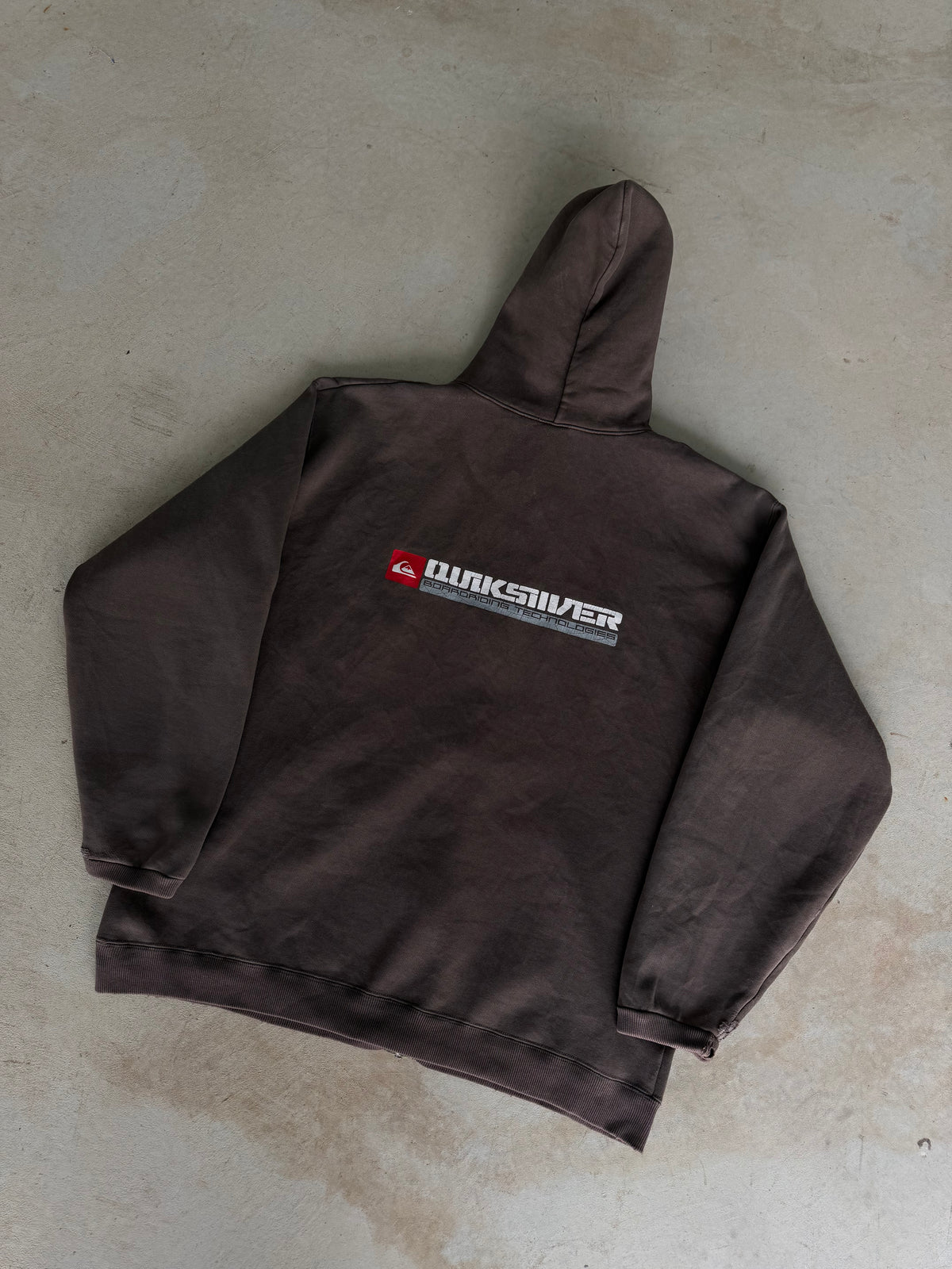 Vintage Quiksilver Full Zip Backhit Hoodie (XL)