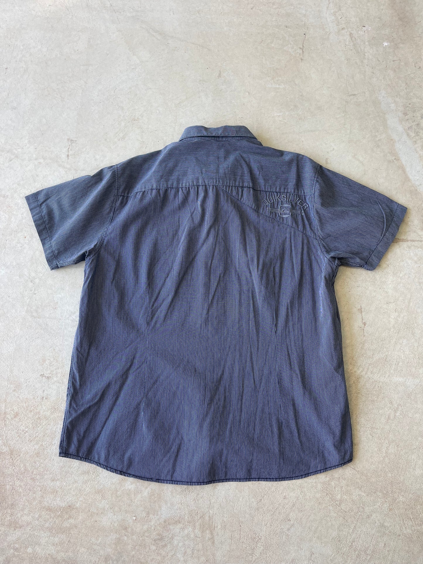 Y2K Quiksilver Short Sleeve Button Up Shirt (XL)