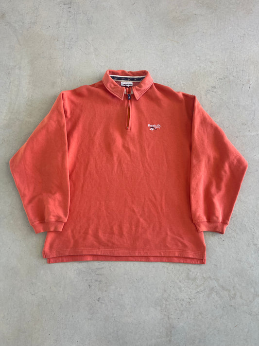 Vintage Reebok Qtr Zip Jumper (L)