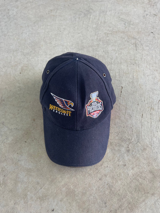 2005 West Coast Eagles Puma Premiership Hat (OSFA)