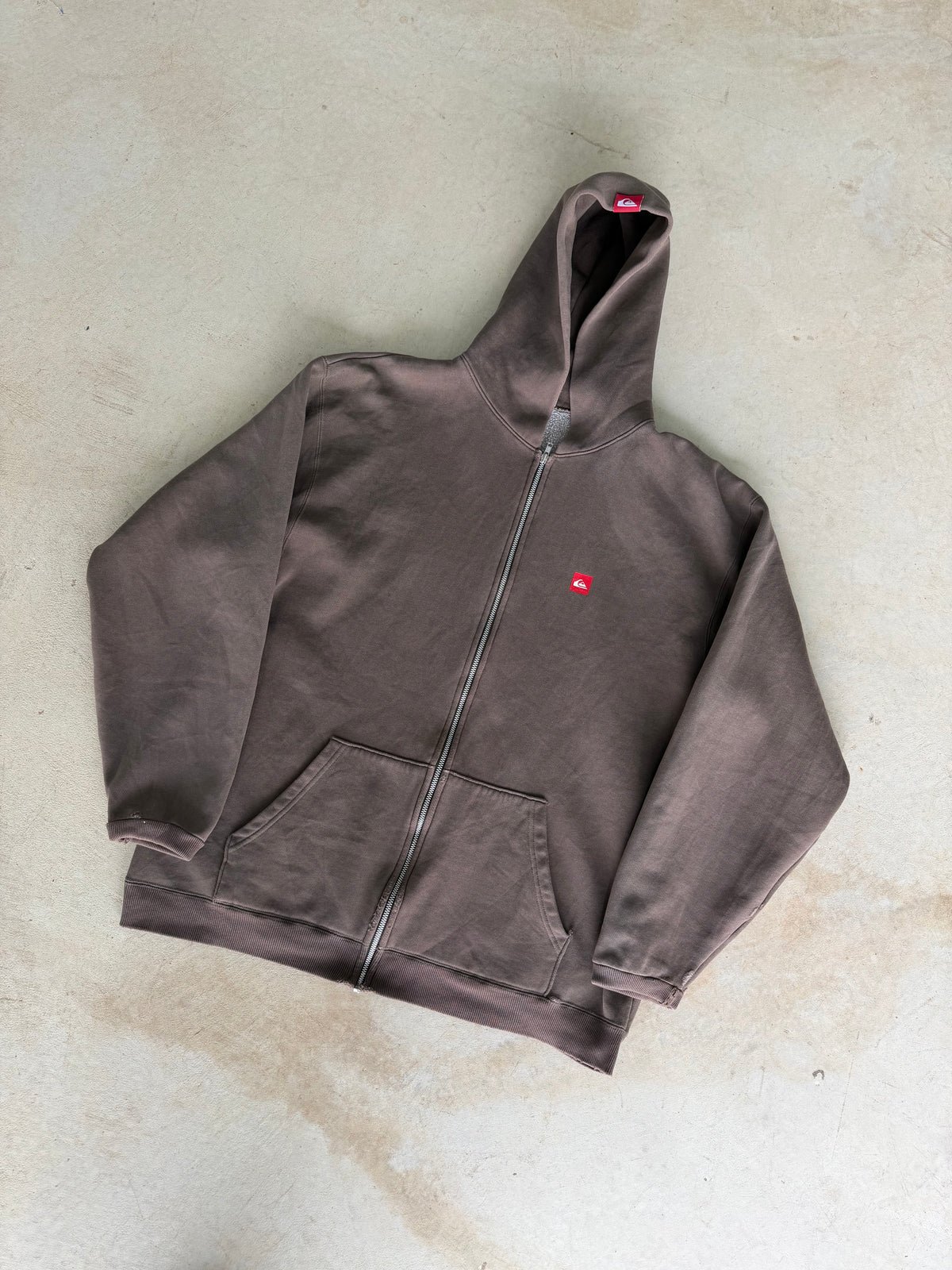 Vintage Quiksilver Full Zip Backhit Hoodie (XL)