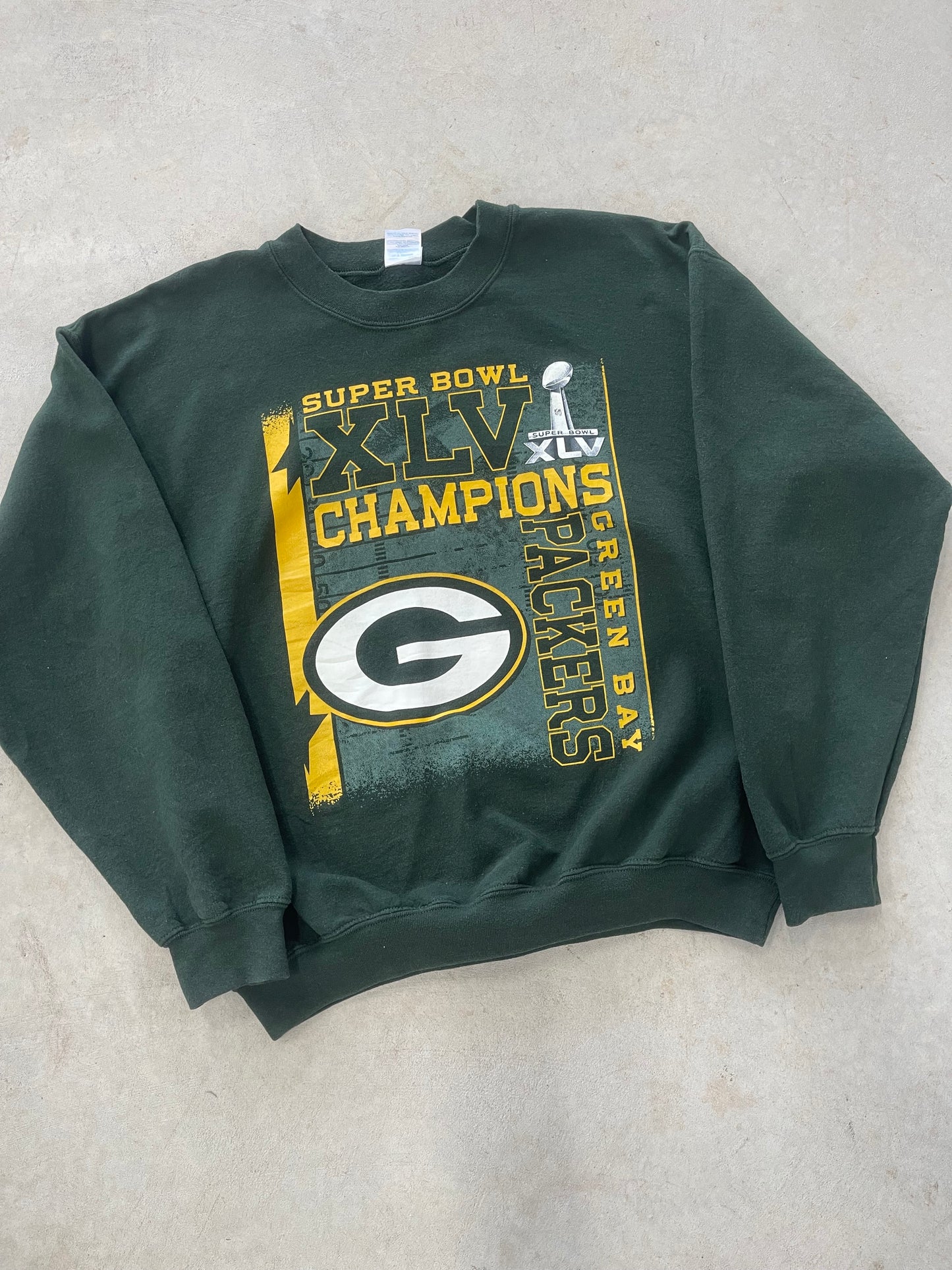 Vintage Green Back Packers Crewneck (M)