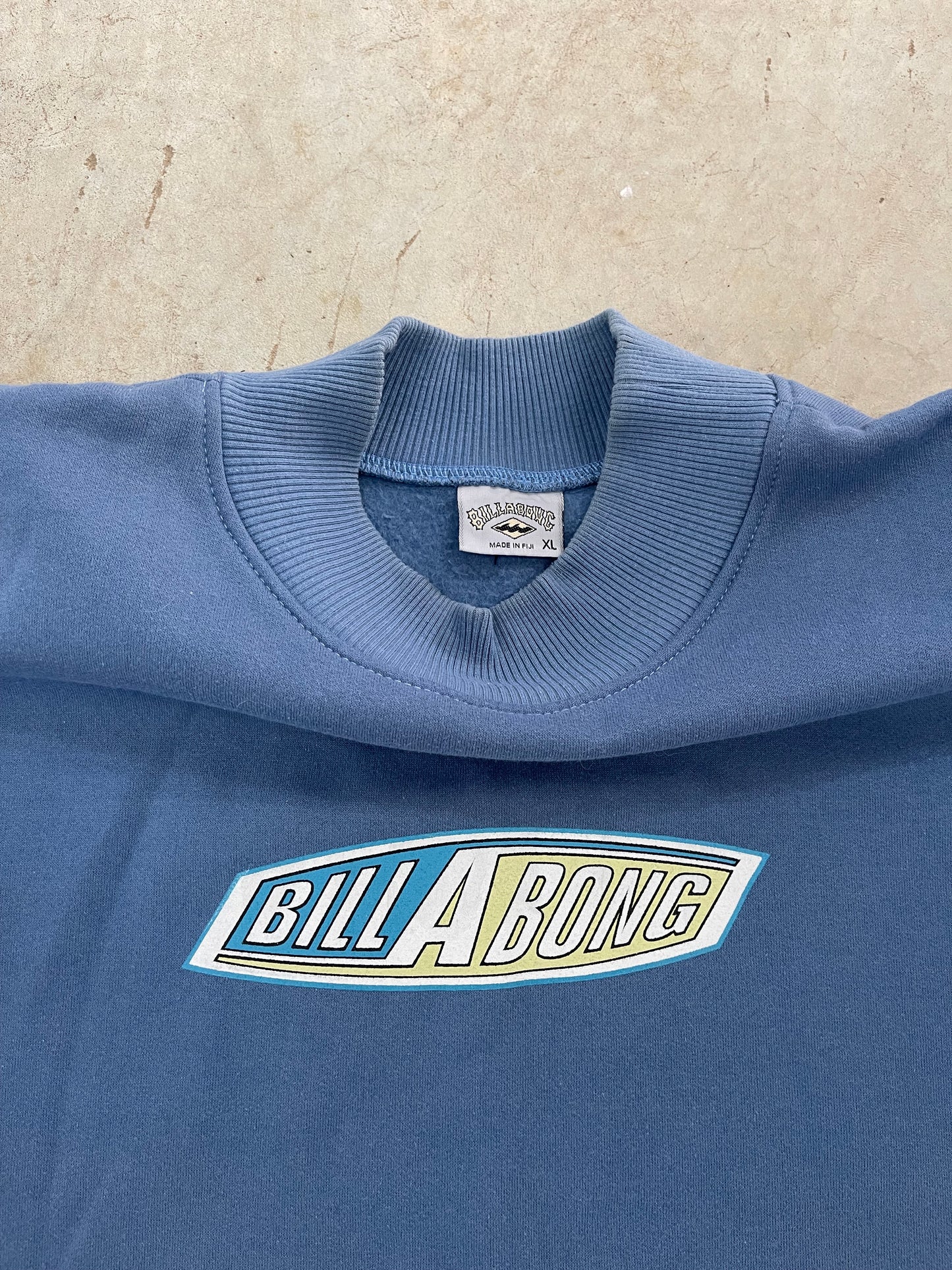 Vintage Billabong Spellout Crewneck Sweater (L-XL)