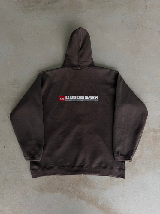 Vintage Quiksilver Full Zip Backhit Hoodie (XL)