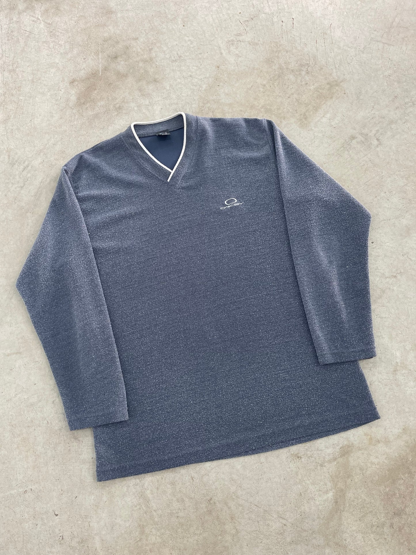 Vintage Oakley V Neck Lightweight Sweater (XL)