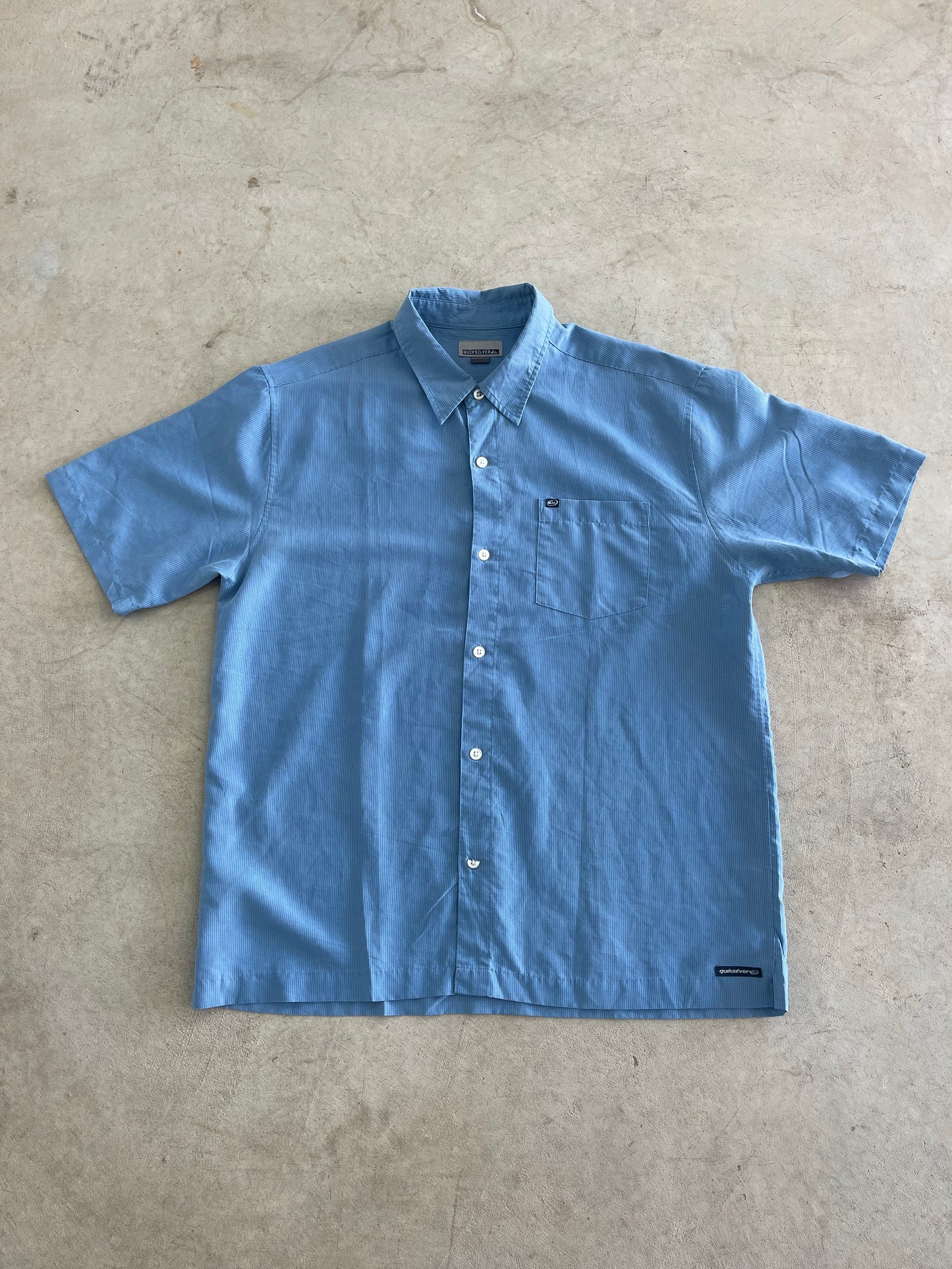 Vintage Quiksilver Short Sleeve Button Up Shirt (XL)