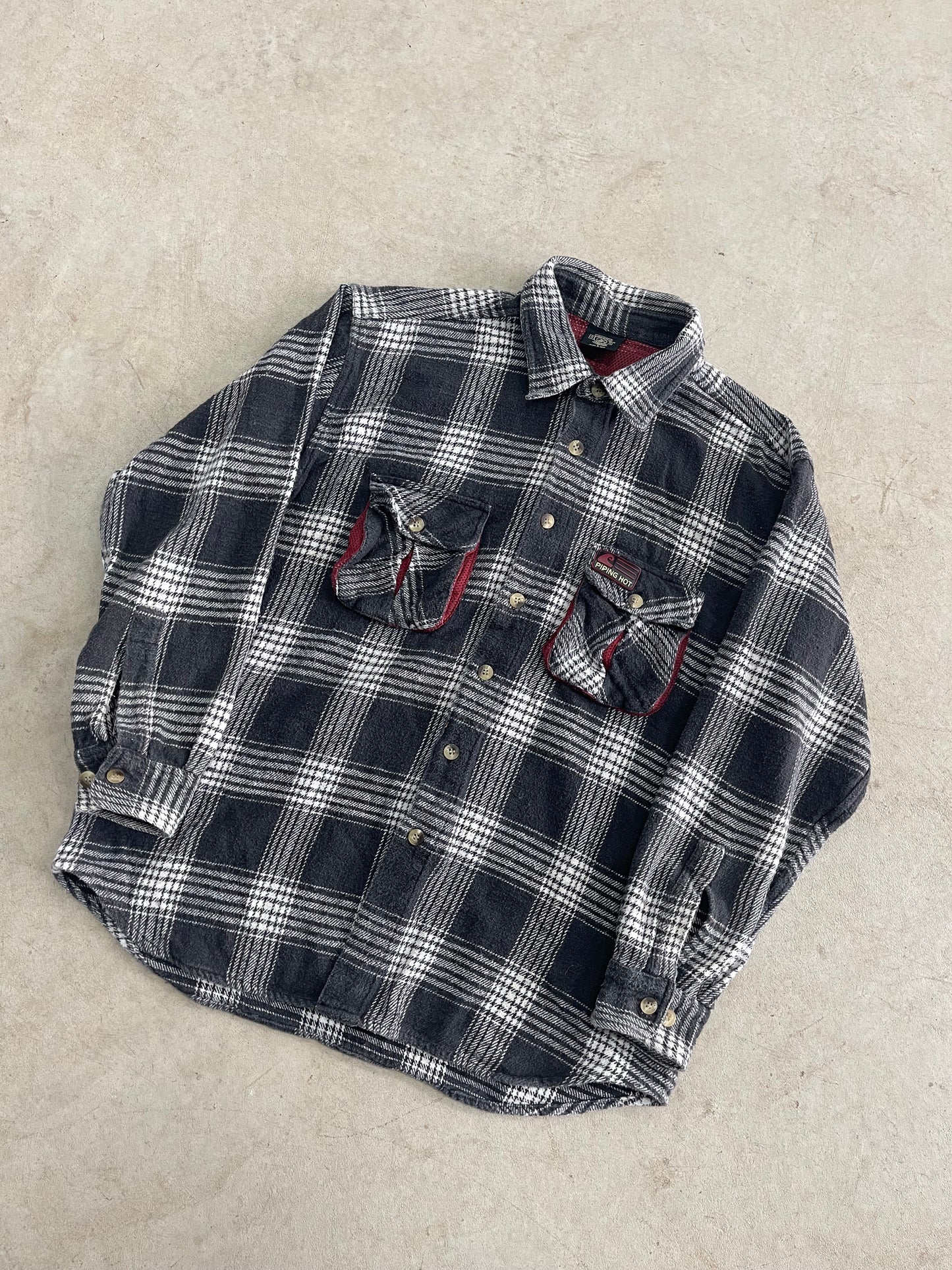 Vintage Piping Hot Flannel Shirt (L)