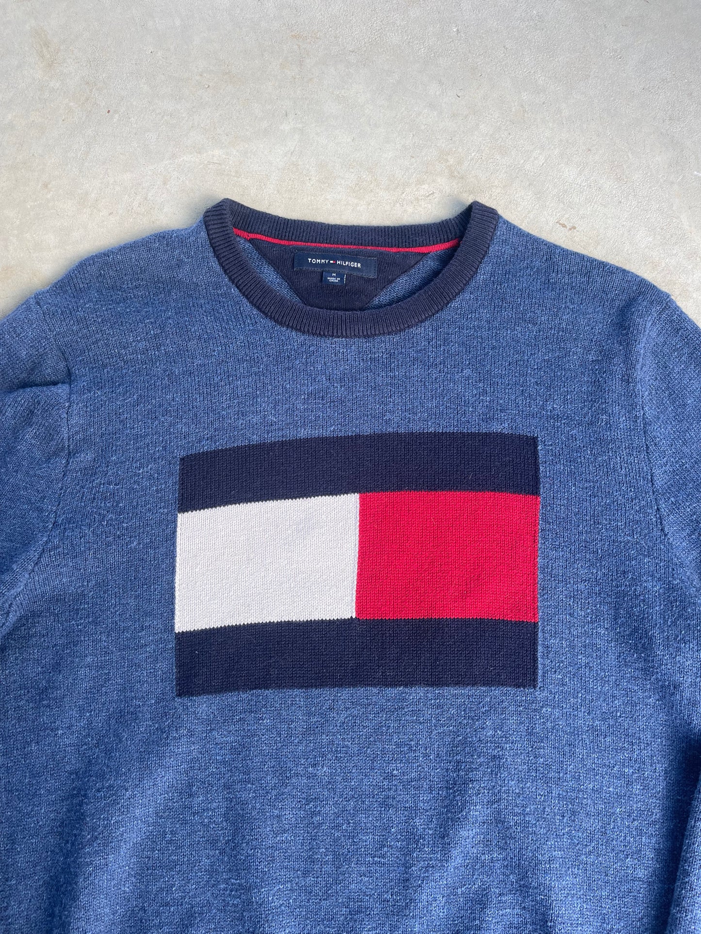 Vintage Tommy Hilfiger Knit Crewneck (M)