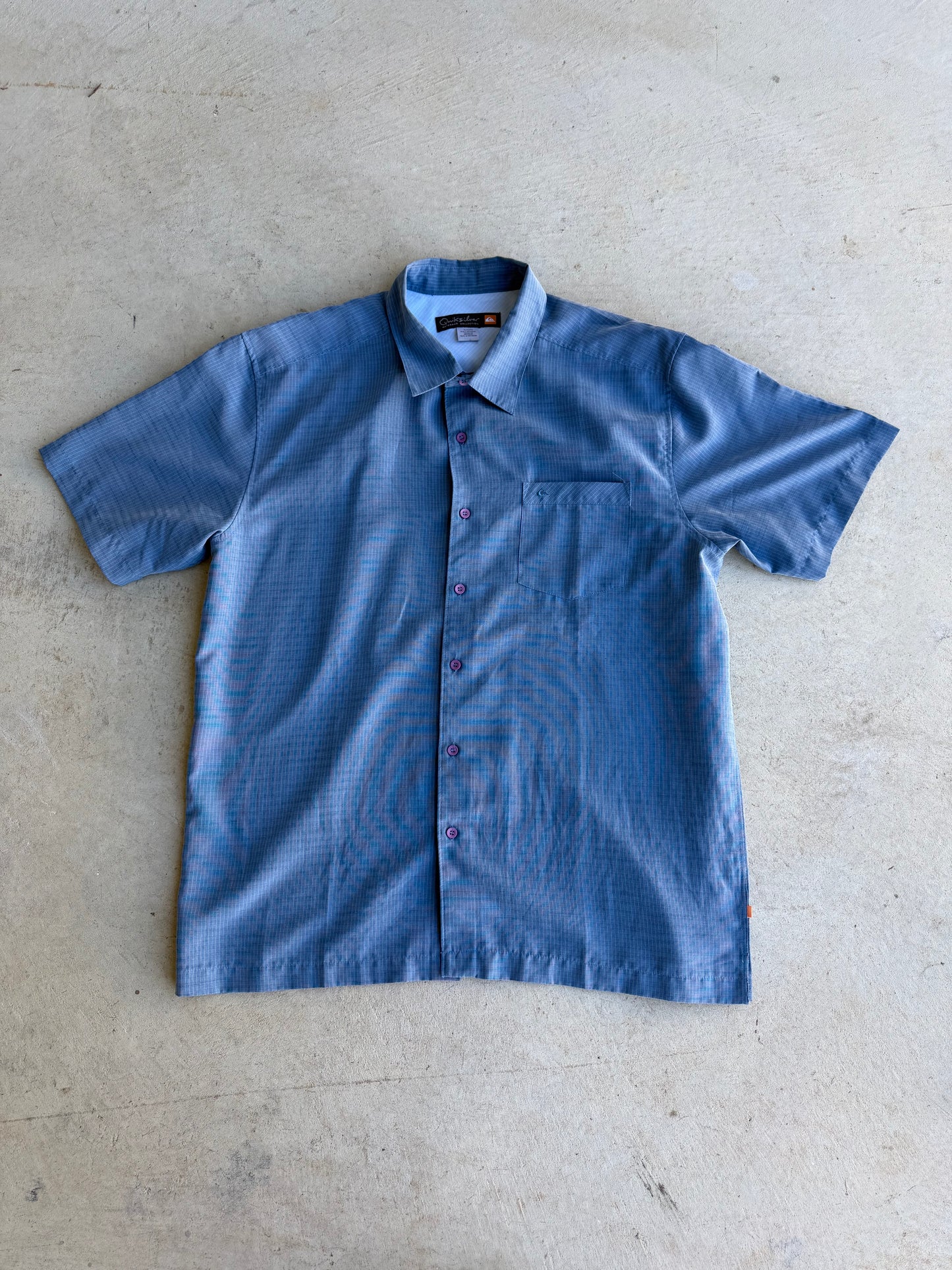 Vintage Quiksilver Short Sleeve Button Up Shirt (XL)