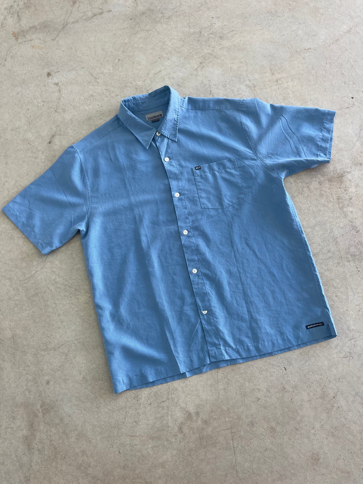 Vintage Quiksilver Short Sleeve Button Up Shirt (XL)