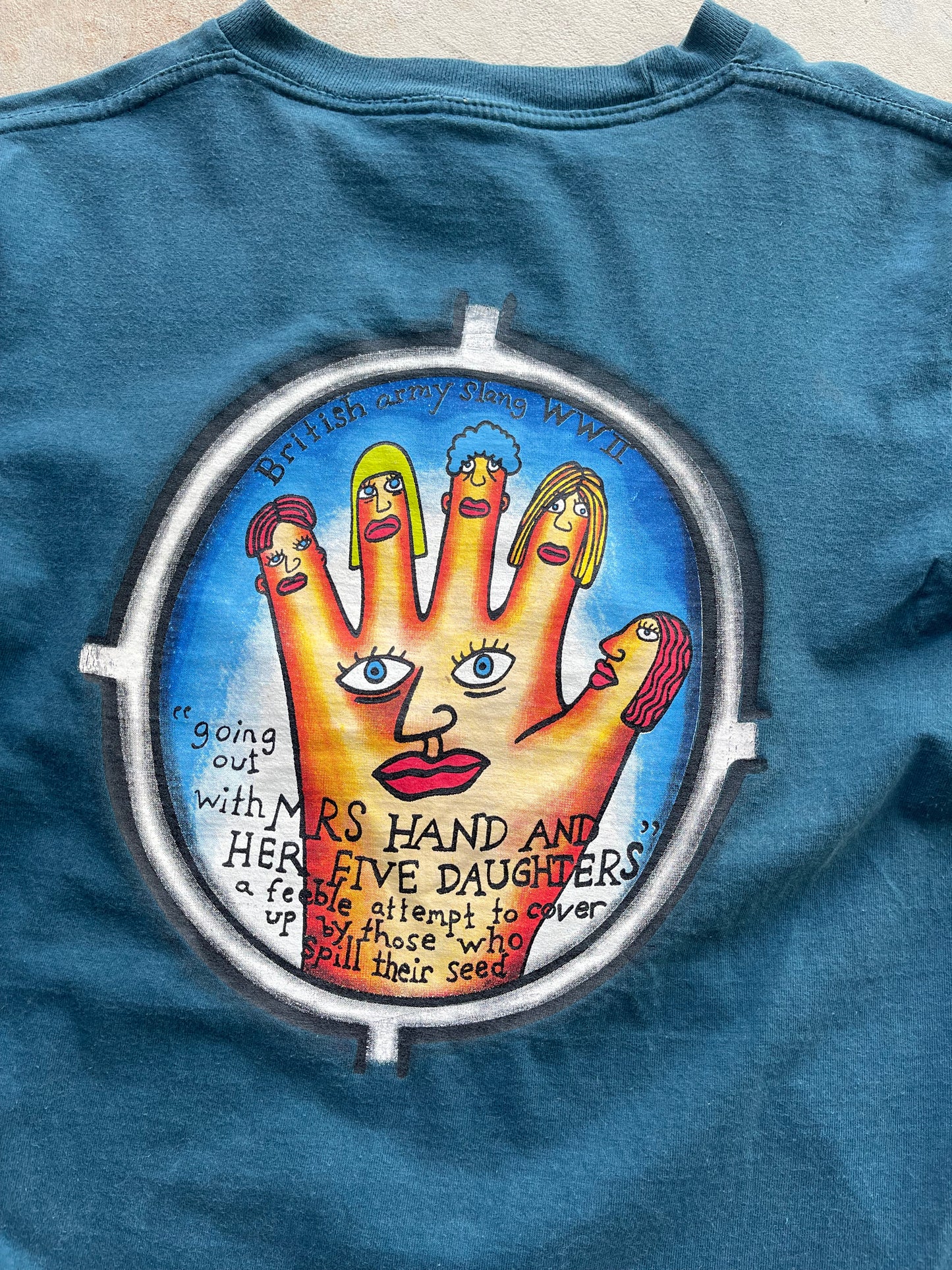 Vintage RARE Mambo ‘The Mrs Hand’ Tee (Woman’s Baby T)