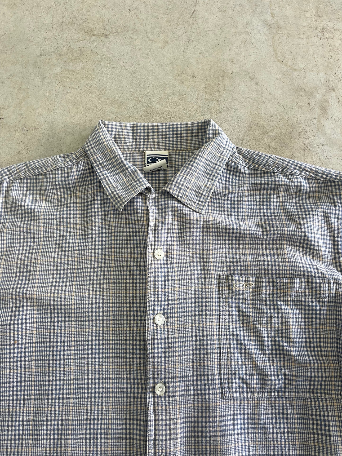 Vintage Ocean Pacific Short Sleeve Button Up Shirt (M)