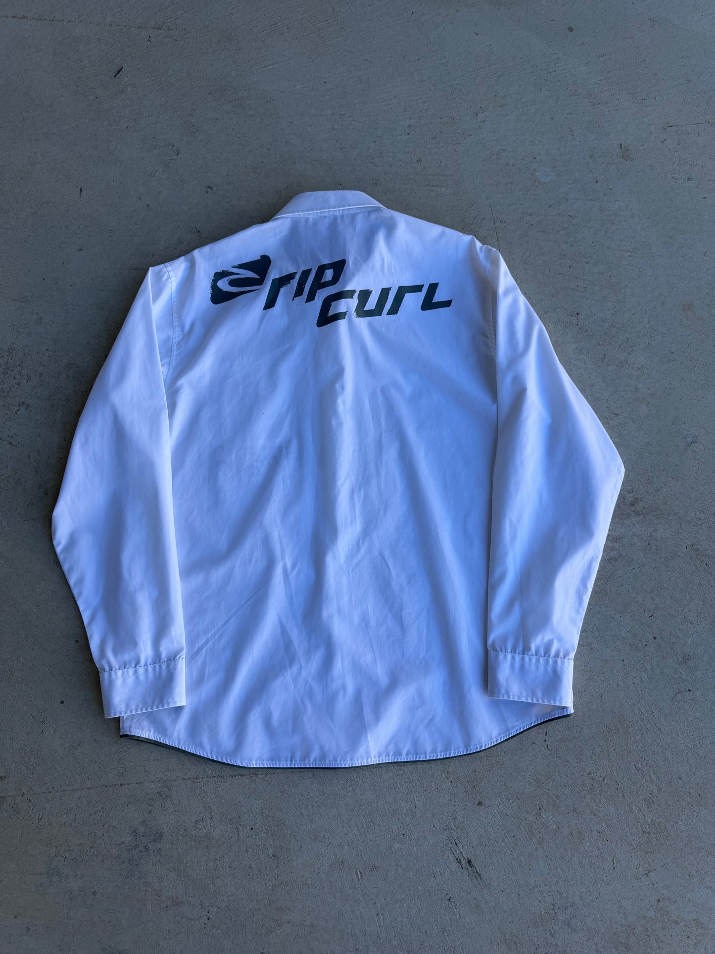 Vintage Rip Curl Long Sleeve Button Up Shirt (XL)