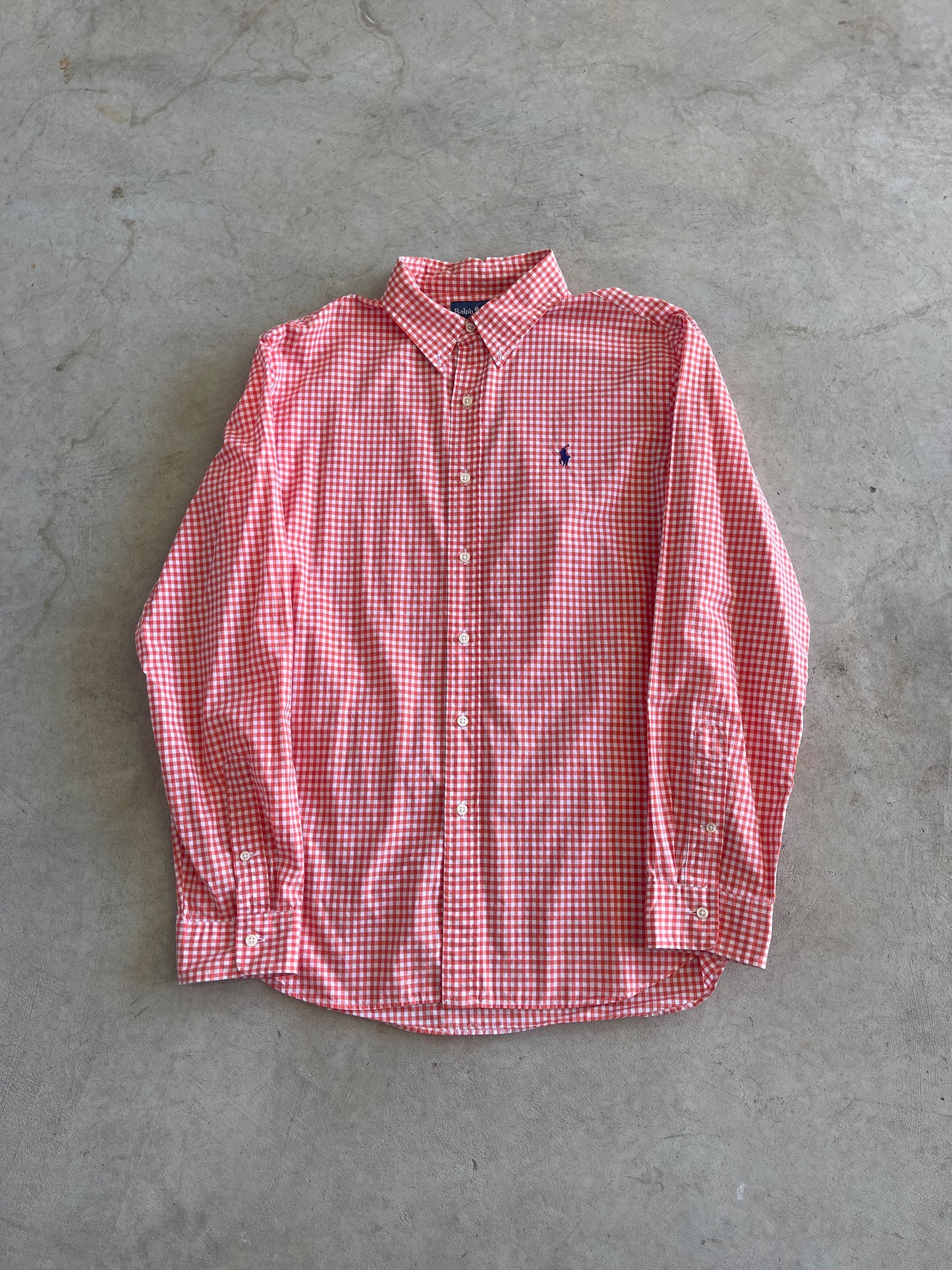 Vintage Polo Ralph Lauren Long Sleeve Button Up Shirt (XL)